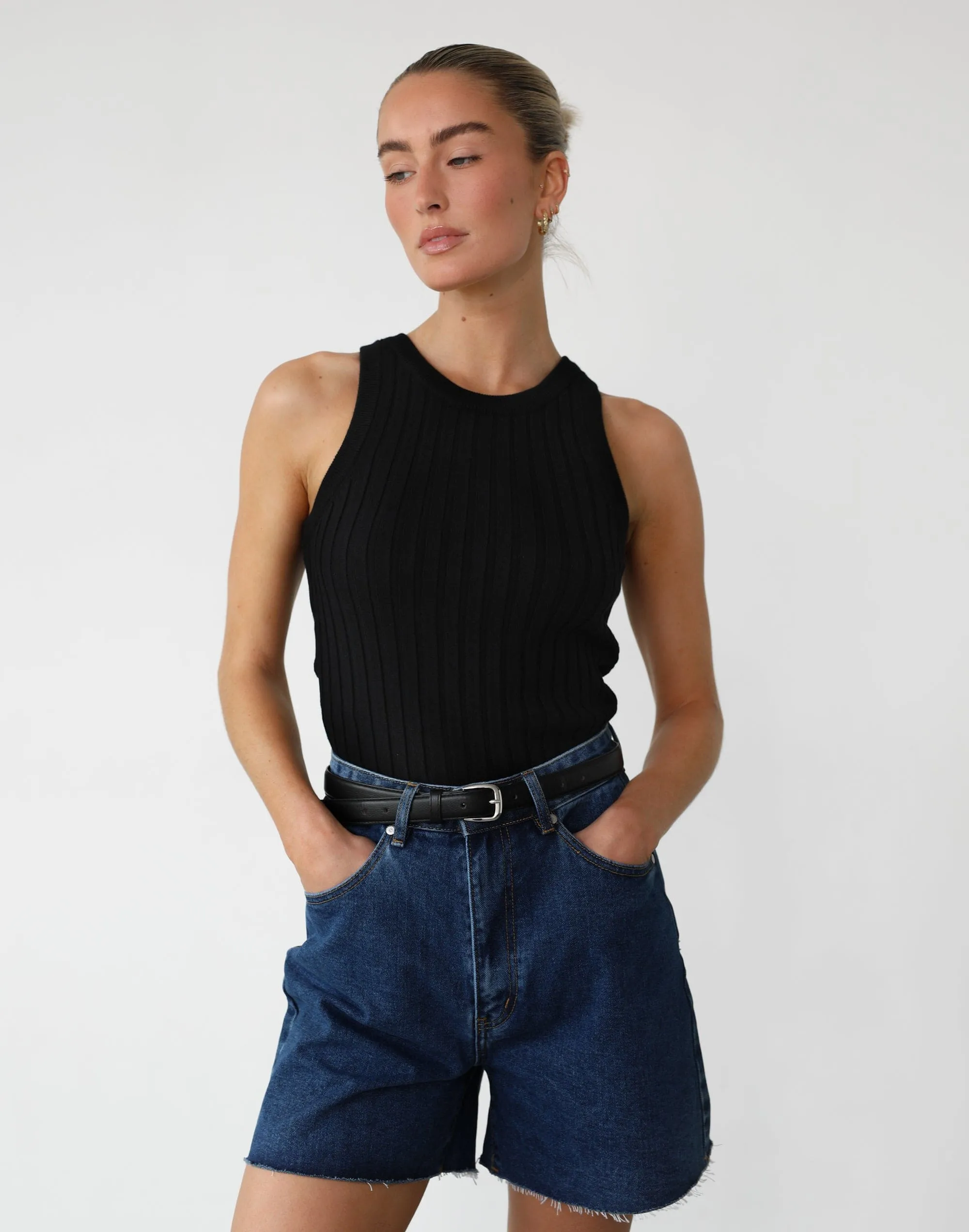 Mae Tank Top (Black) sold by Charcoal Clothing