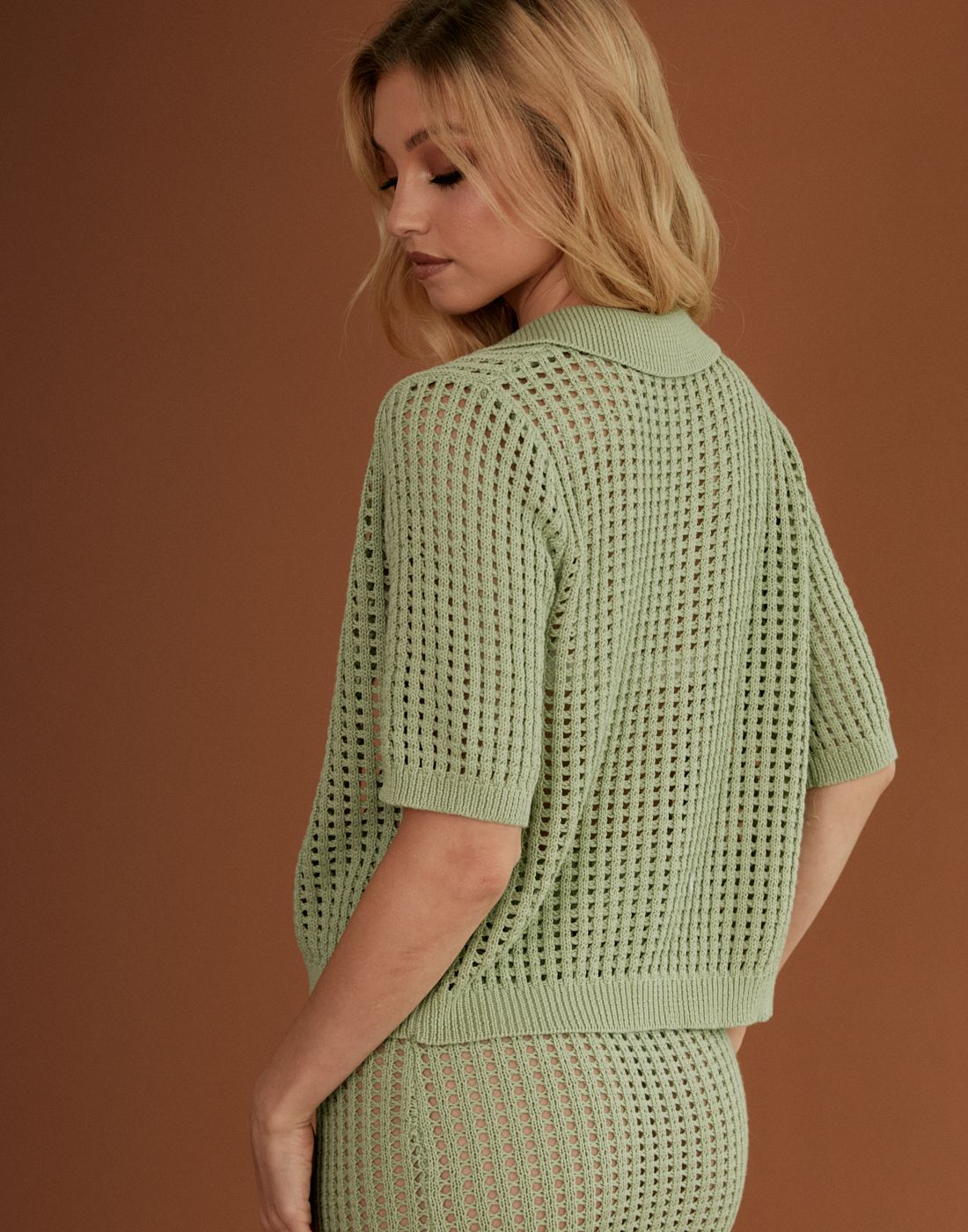 Spring Fresh Top (Muted Lime) sold by Charcoal Clothing product image thumbnail 4