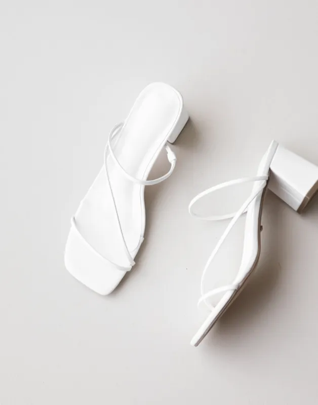 Yazmin 2.0 Heels (White) - By Billini sold by Charcoal Clothing