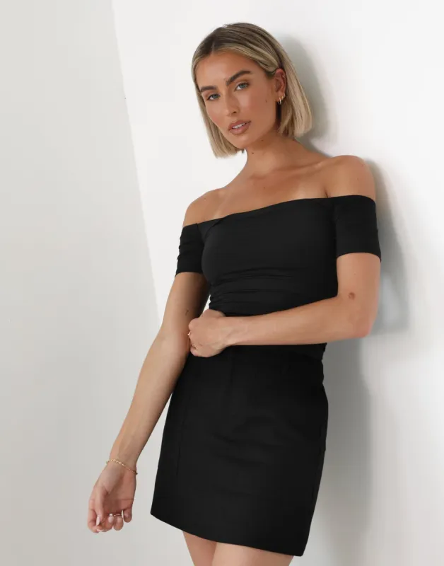 Leena Top (Black) sold by Charcoal Clothing