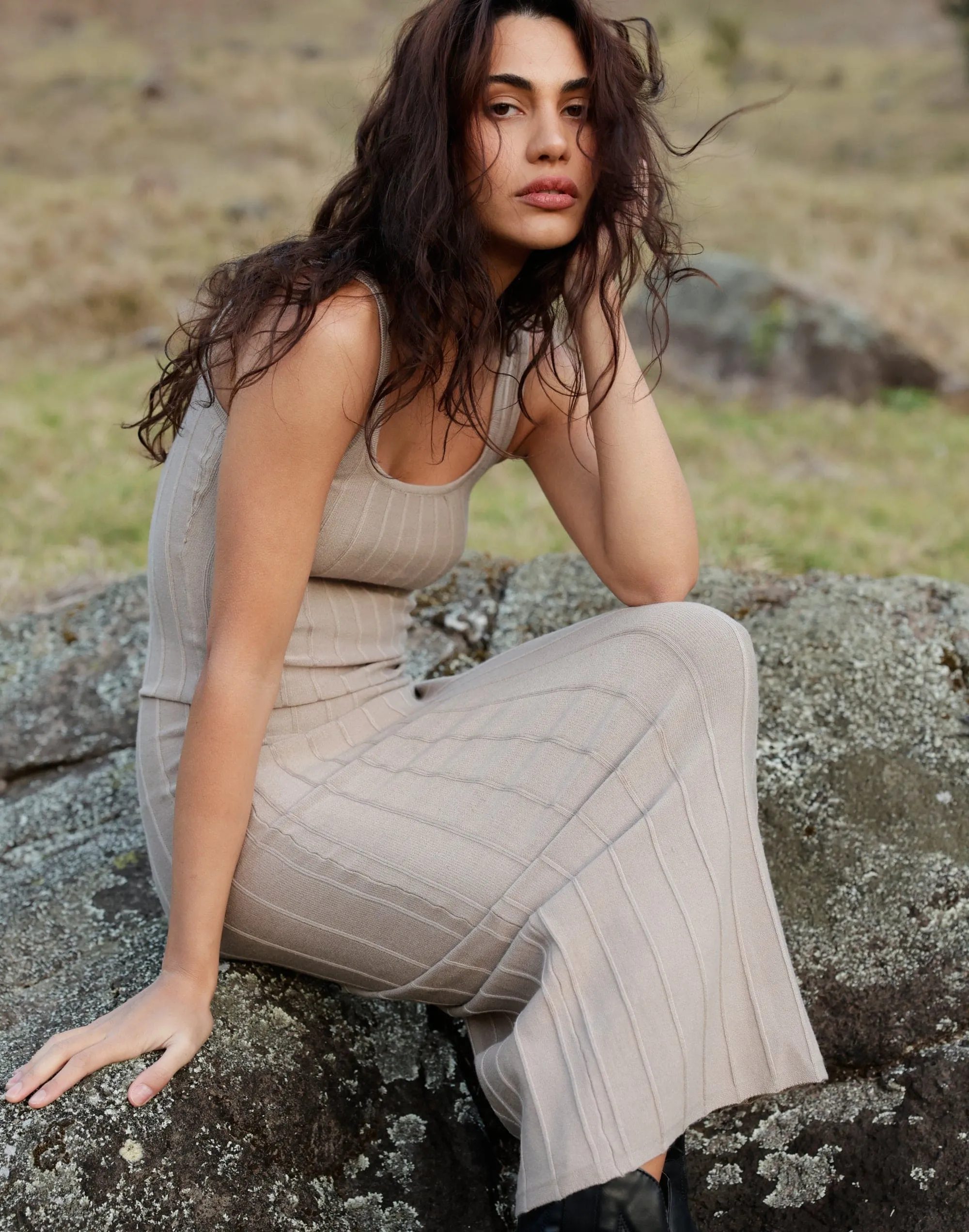 Ephemeral Maxi Dress (Ash) sold by Charcoal Clothing product image thumbnail 3