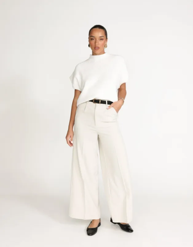 Harper Pants (Oat) sold by Charcoal Clothing