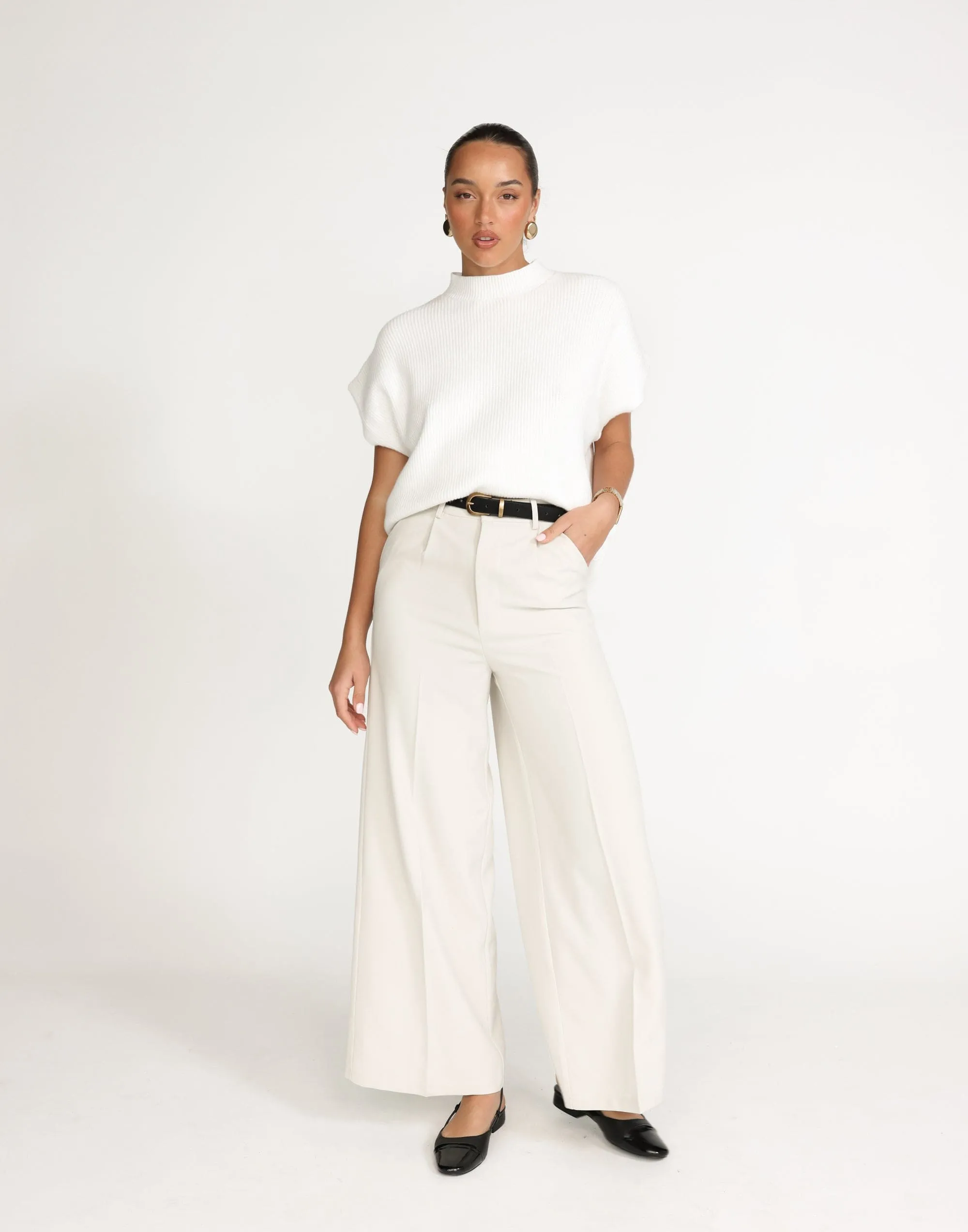 Harper Pants (Oat) sold by Charcoal Clothing