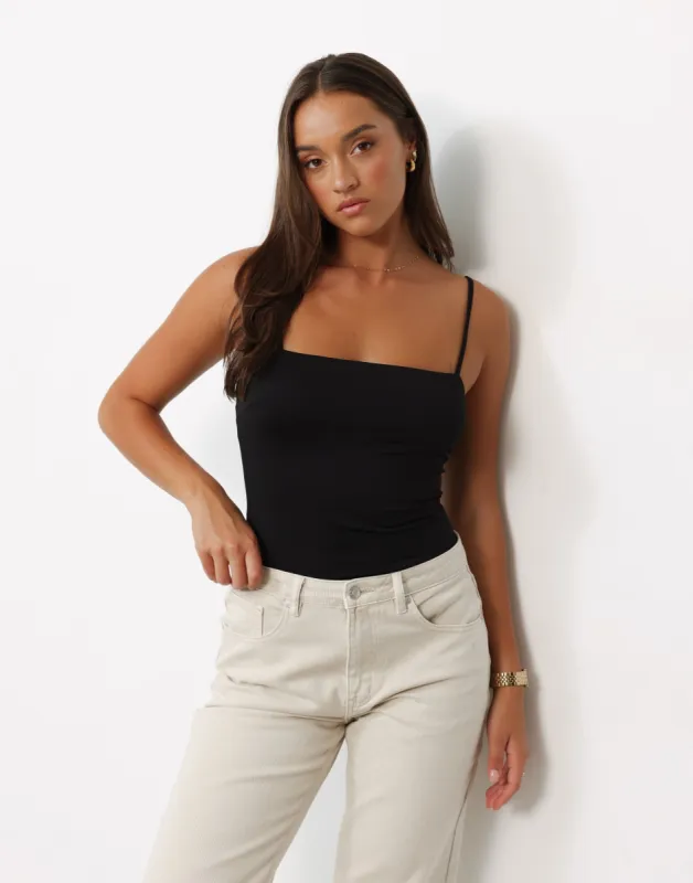 Lalaine Bodysuit (Black) sold by Charcoal Clothing
