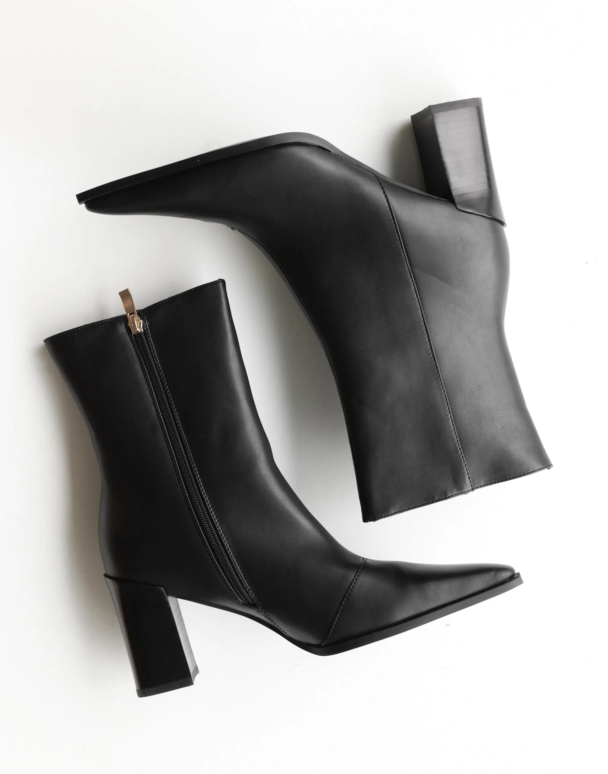 Lauryn Boots (Black) - By Billini sold by Charcoal Clothing