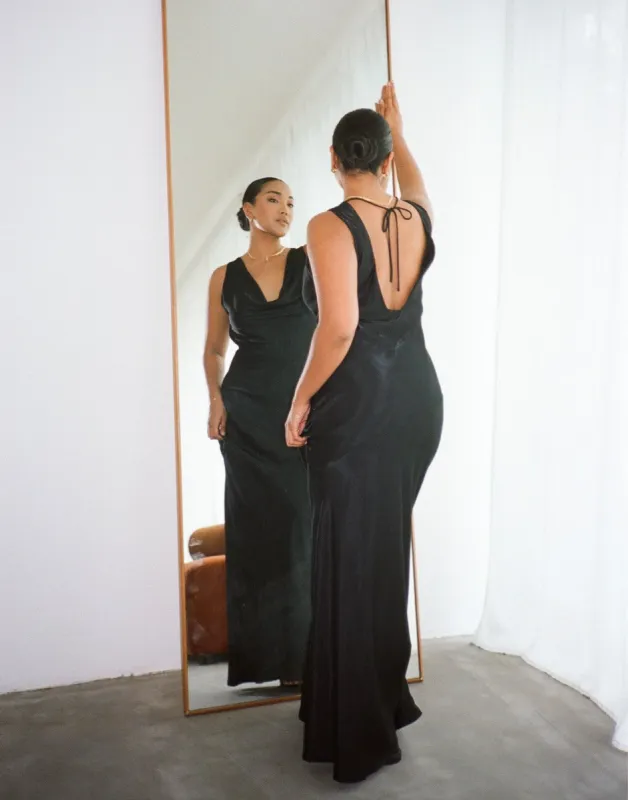 Imogen Maxi Dress (Black) sold by Charcoal Clothing