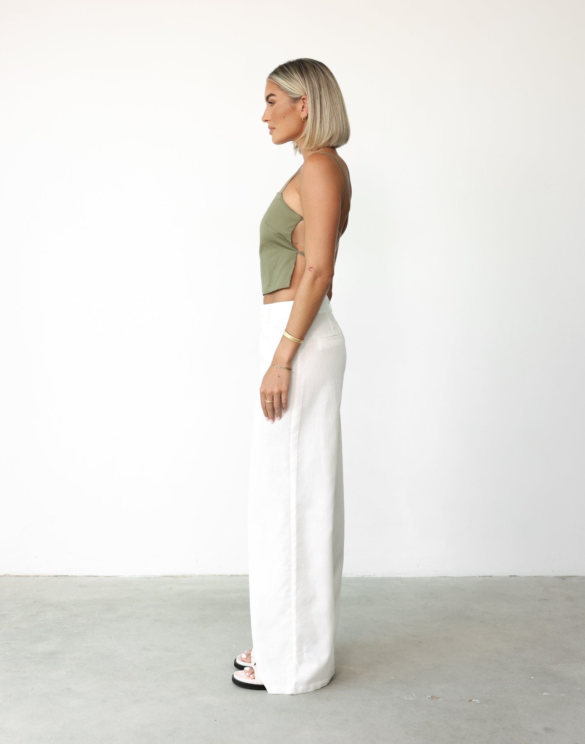 Adeola Top (Khaki) sold by Charcoal Clothing product image thumbnail 3