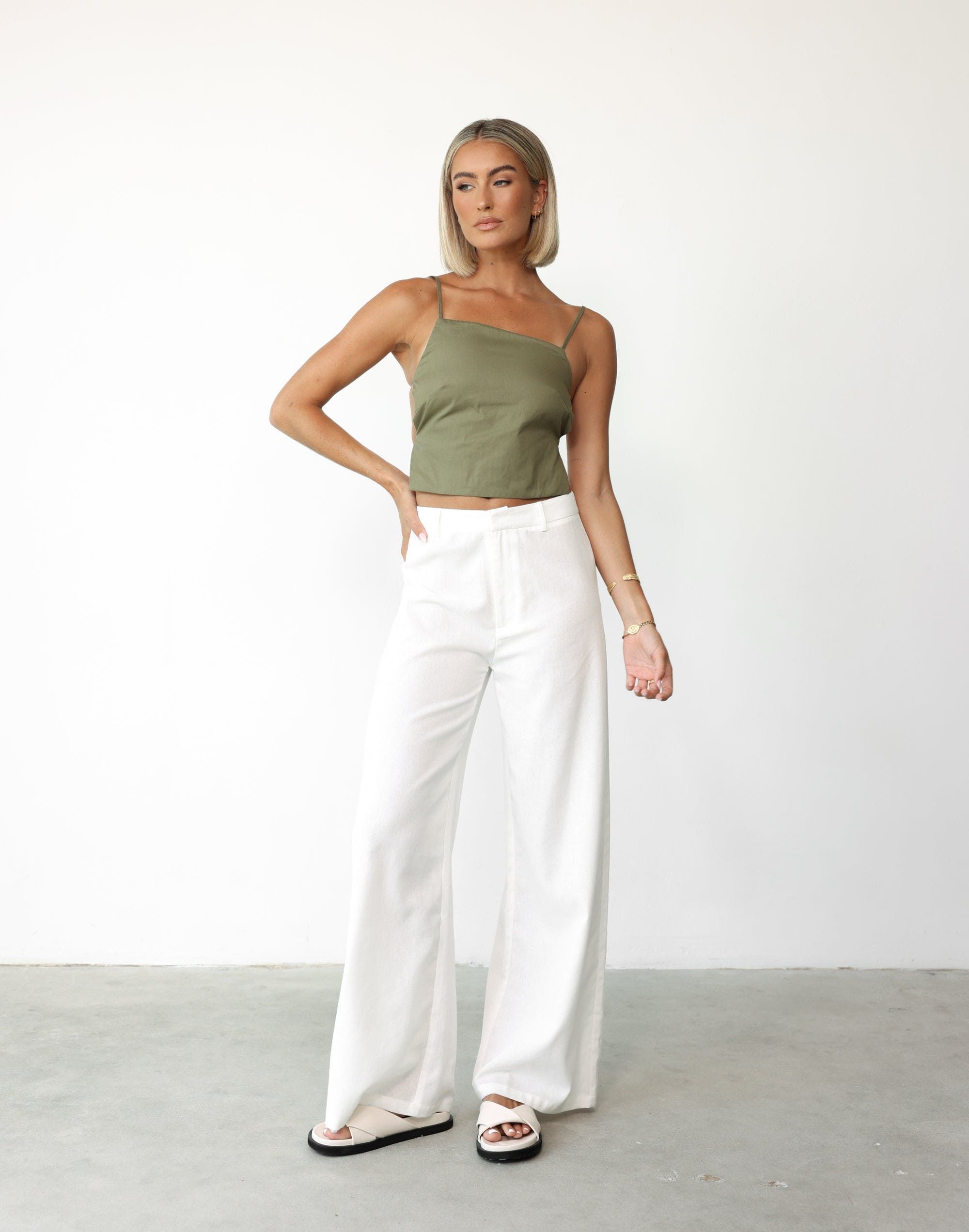 Adeola Top (Khaki) sold by Charcoal Clothing product image thumbnail 2