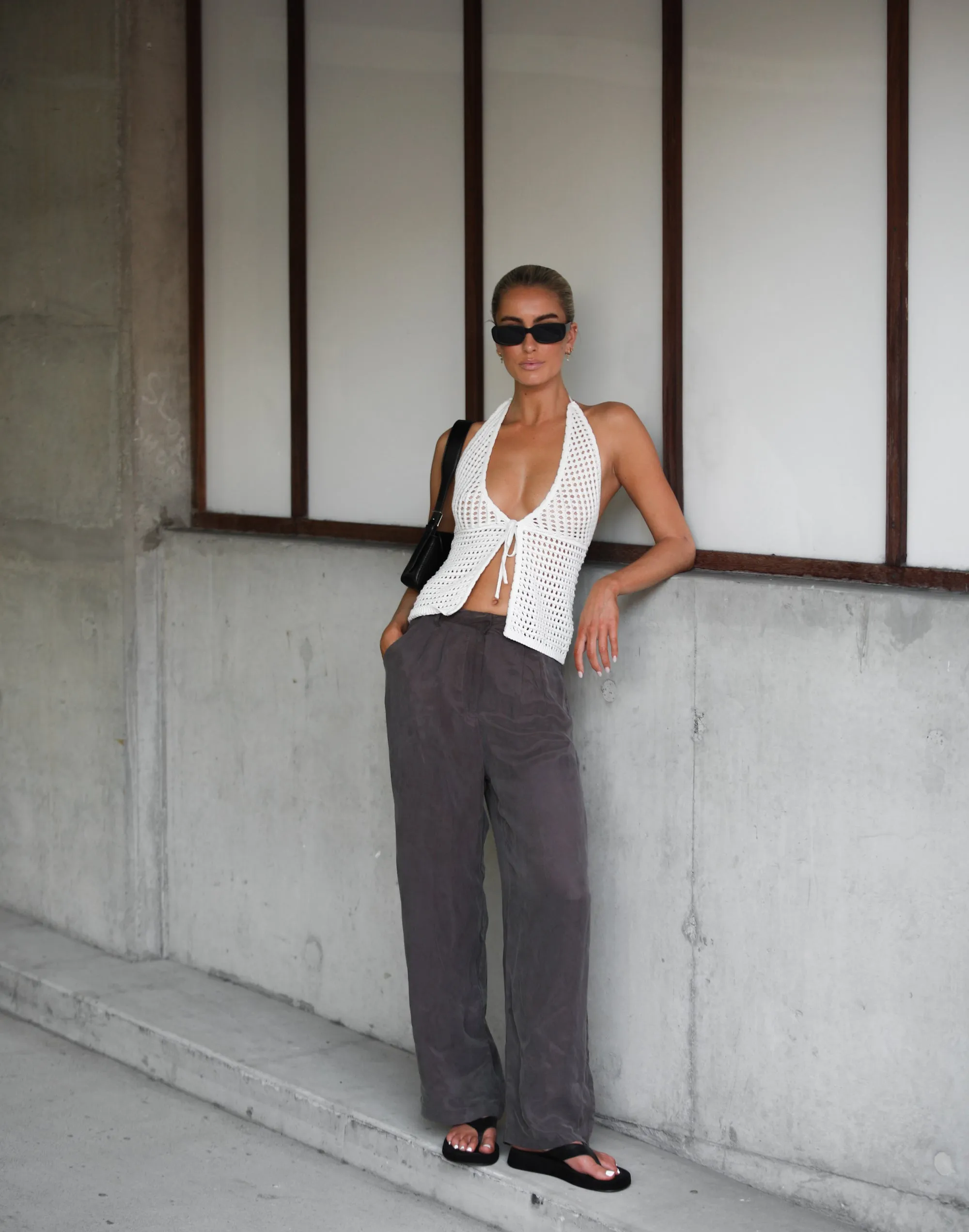 Wild Soul Crochet Top (White) sold by Charcoal Clothing product image thumbnail 5