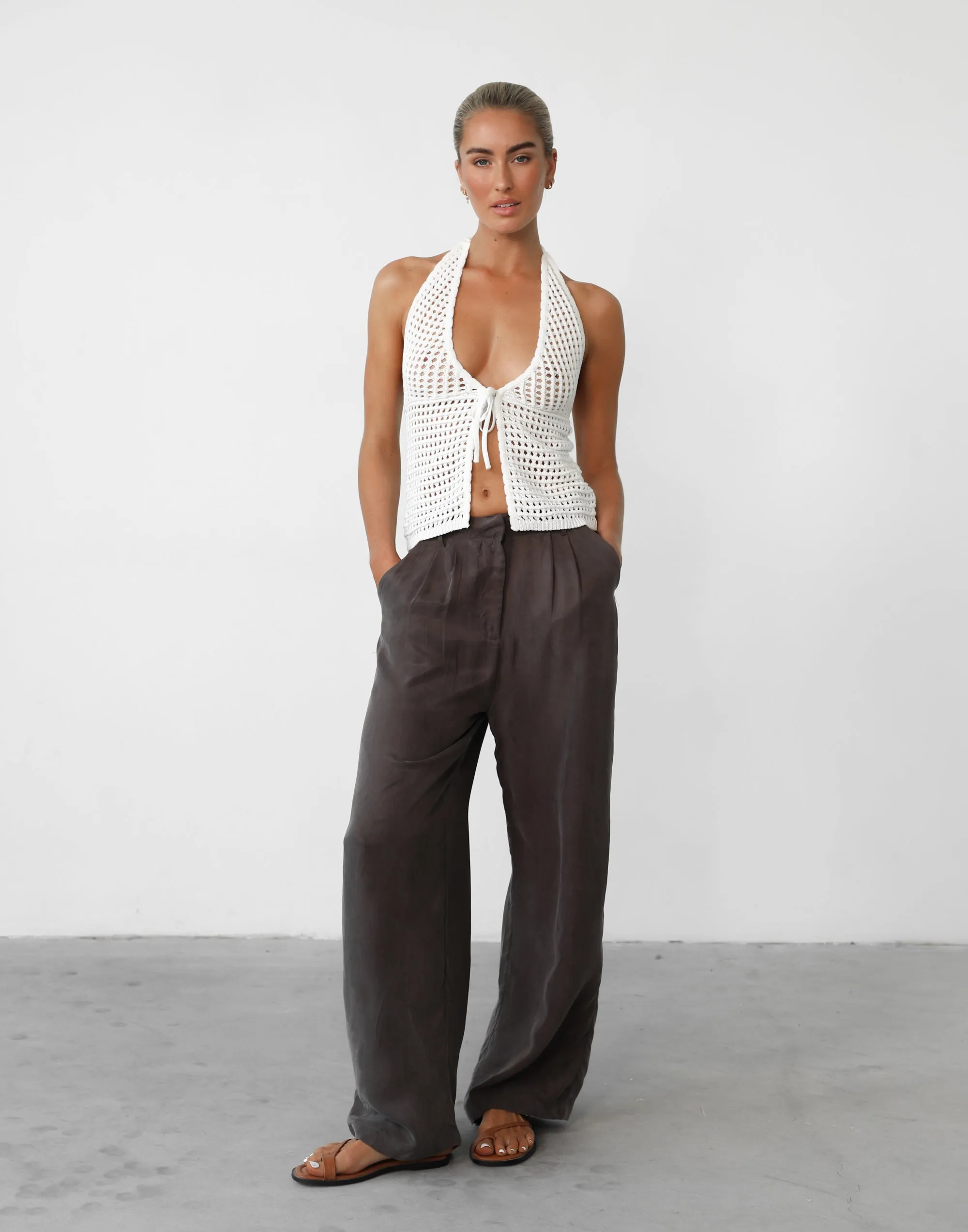 Wild Soul Crochet Top (White) sold by Charcoal Clothing product image thumbnail 3