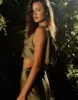 Sincerity Crop Top (Dark Olive) sold by Charcoal Clothing