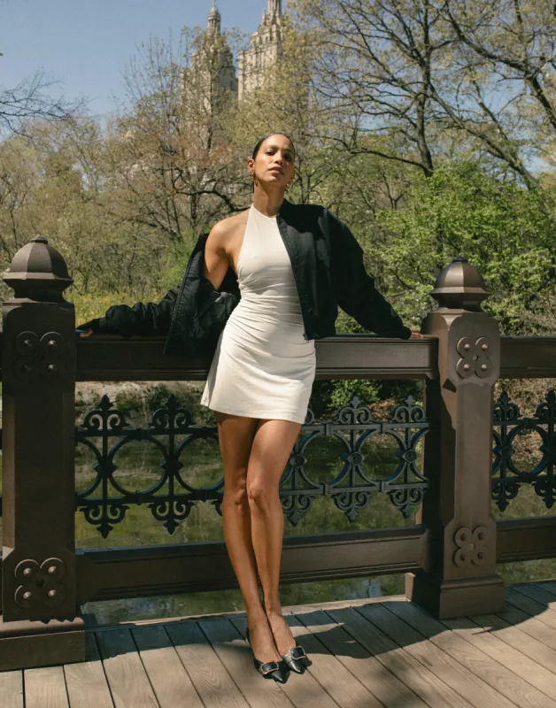 Callista Mini Dress (White) sold by Charcoal Clothing