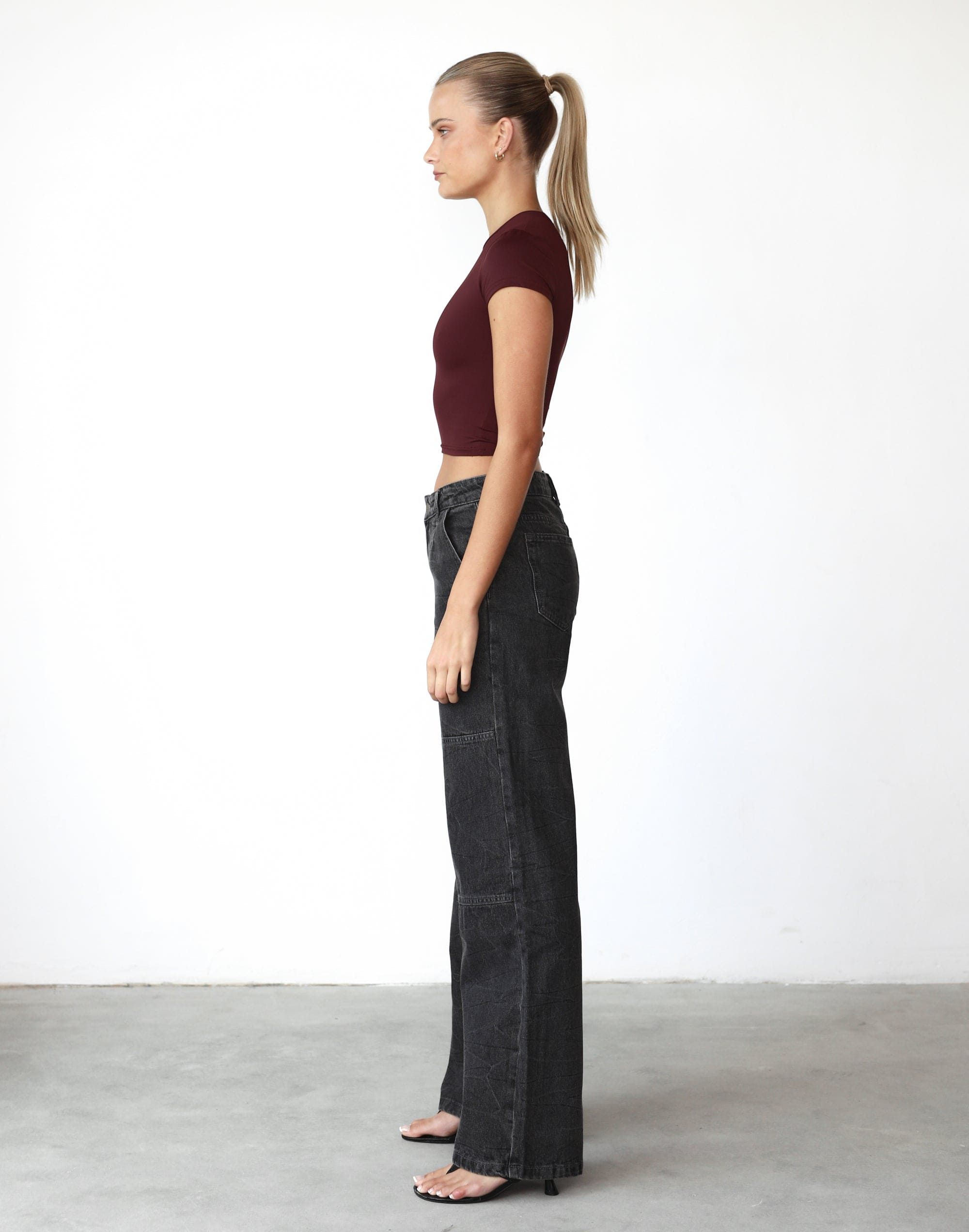 Cobie Top (Wine) sold by Charcoal Clothing product image thumbnail 3