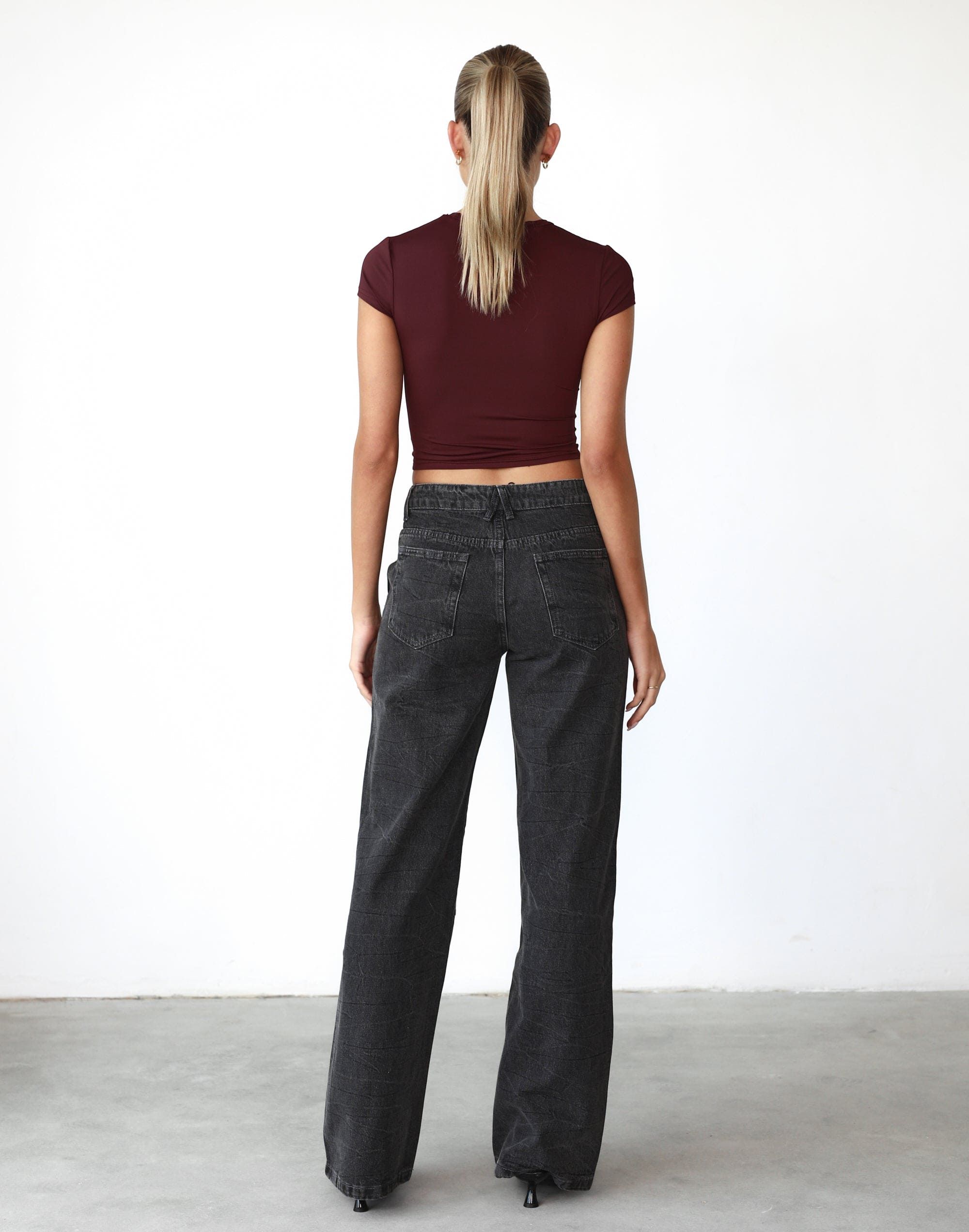 Cobie Top (Wine) sold by Charcoal Clothing product image thumbnail 4