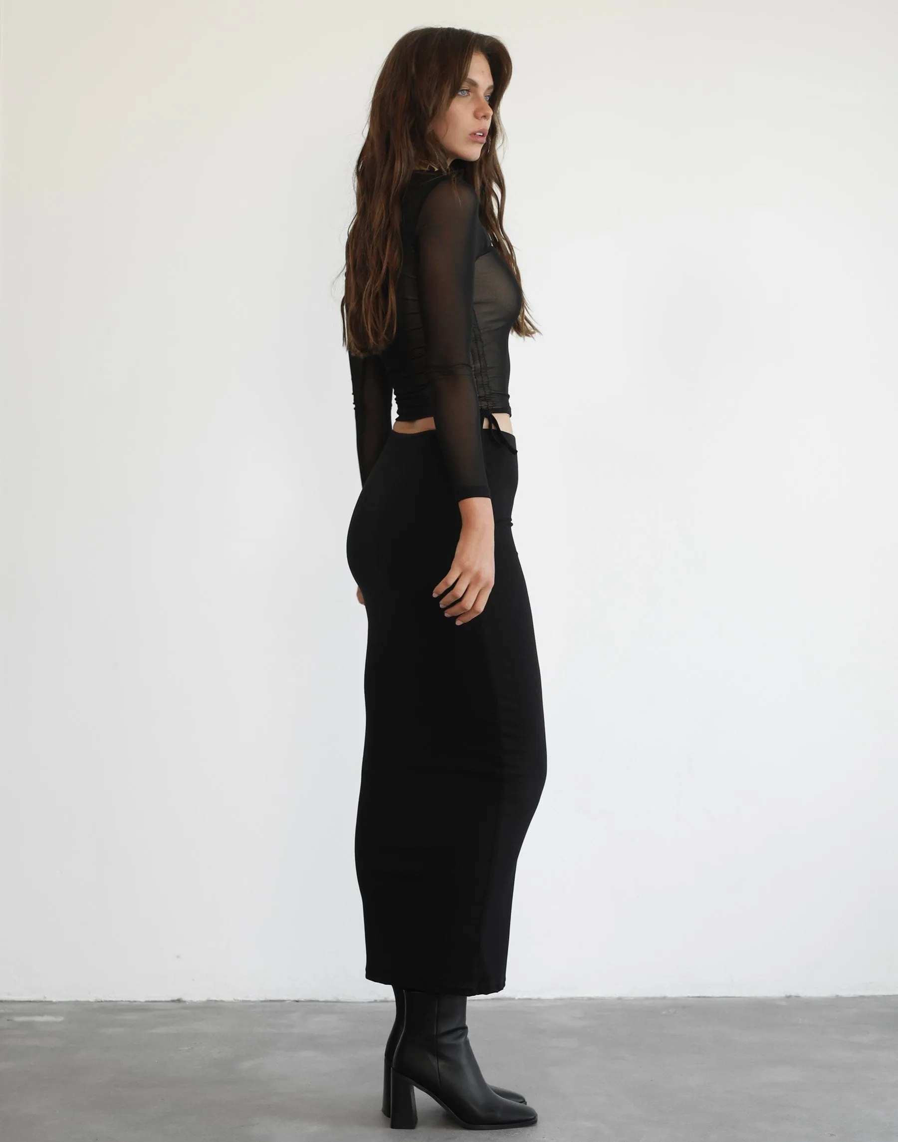 Tracy Long Sleeve Top (Black) sold by Charcoal Clothing product image thumbnail 2