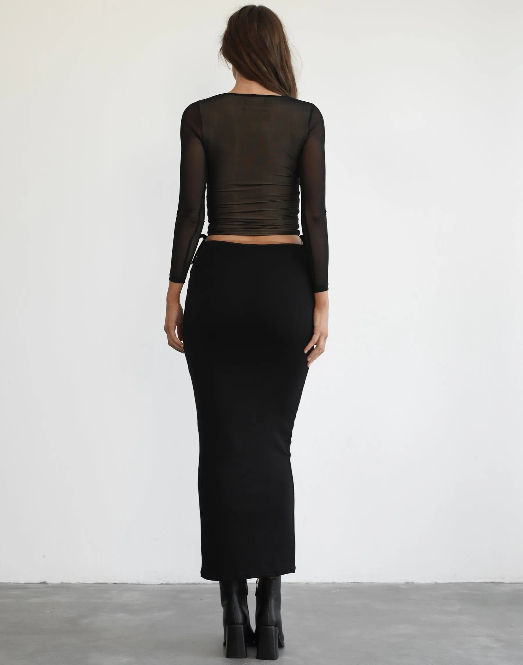 Tracy Long Sleeve Top (Black) sold by Charcoal Clothing product image thumbnail 3