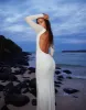 Luna Mesh Maxi Dress (White) sold by Charcoal Clothing