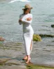 Luna Mesh Maxi Dress (White) sold by Charcoal Clothing