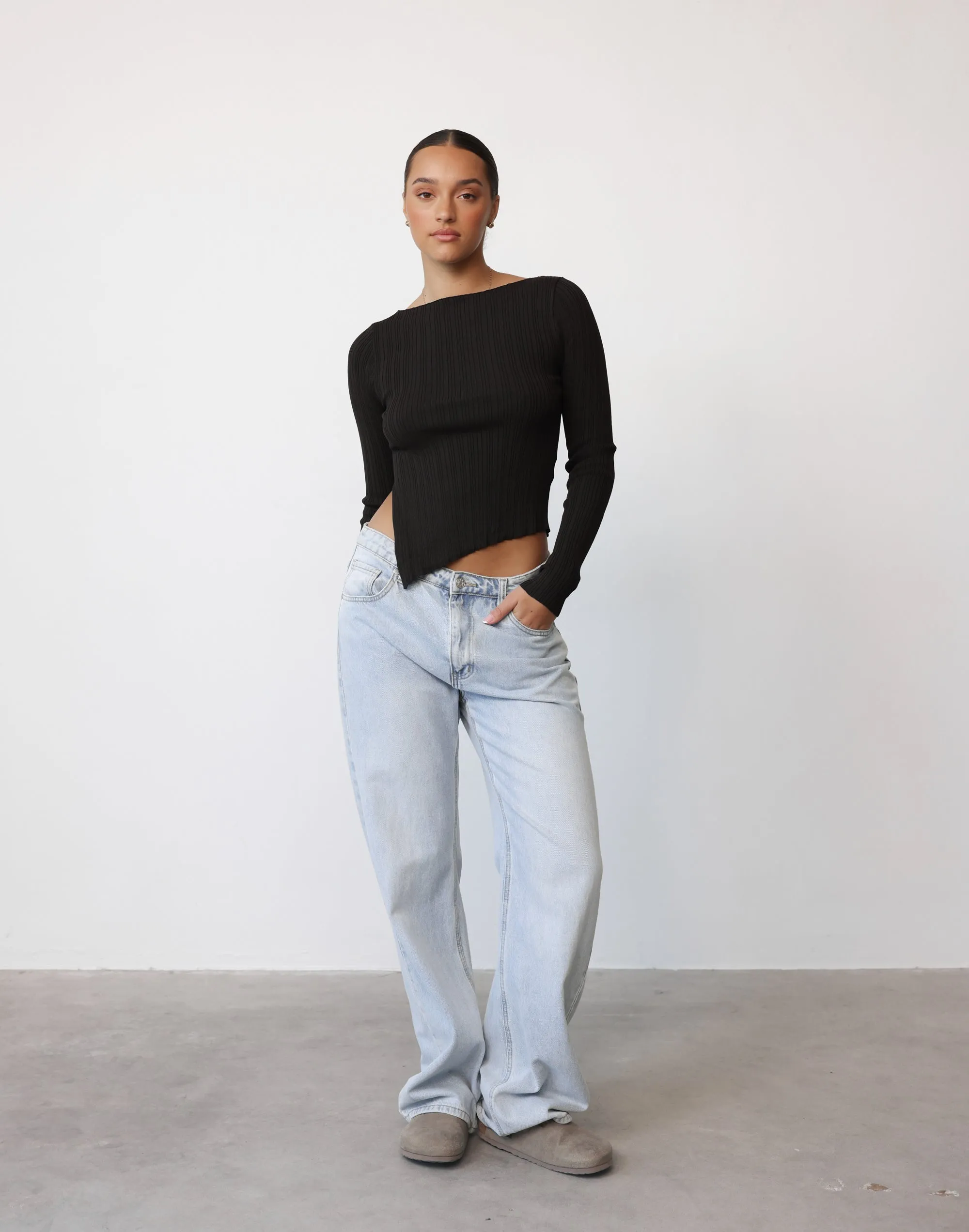 Kienna Long Sleeve Top (Chocolate) sold by Charcoal Clothing product image thumbnail 5