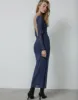 Luna Mesh Maxi Dress (Storm Blue) sold by Charcoal Clothing