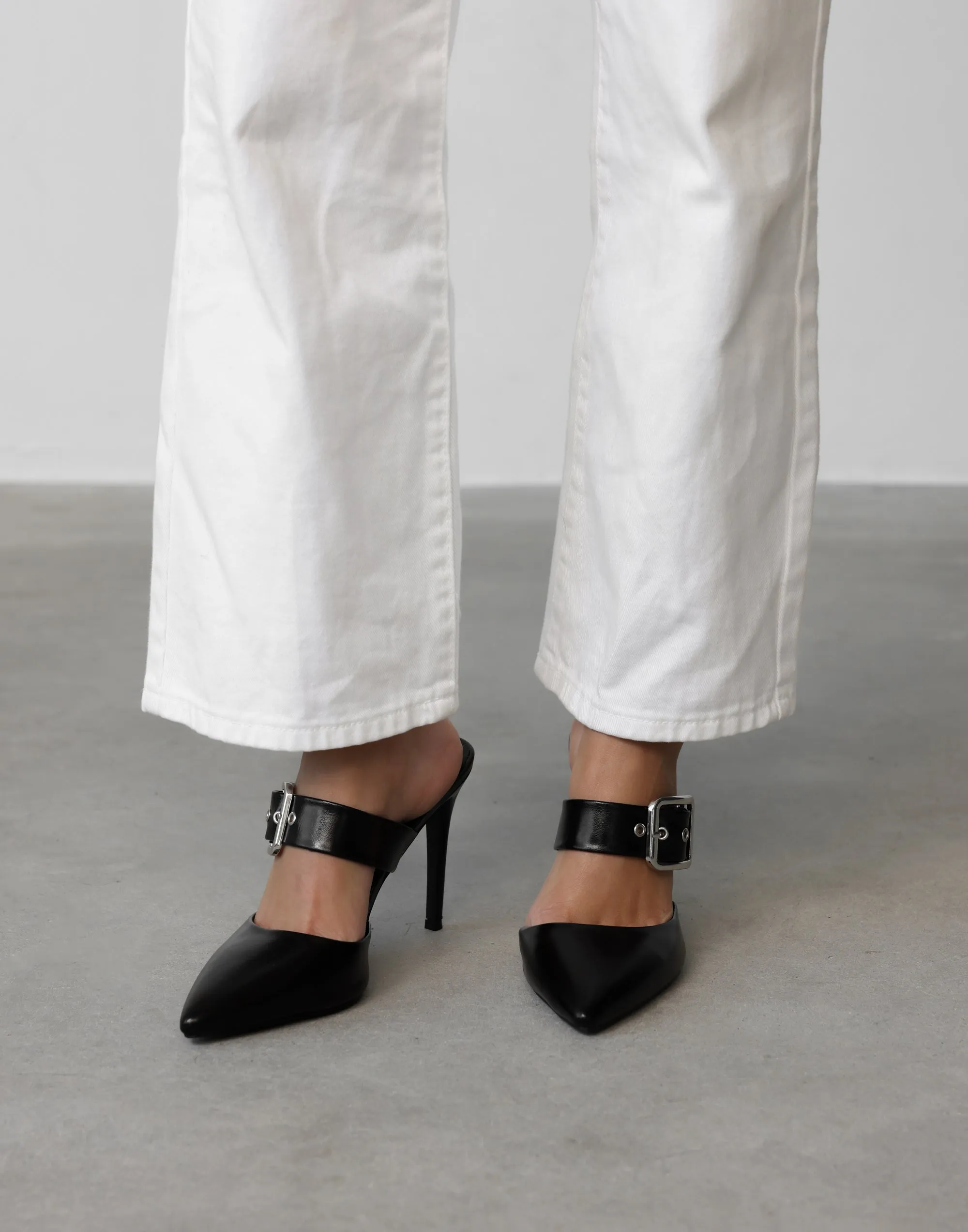 Usha Heels (Black) - By Billini sold by Charcoal Clothing