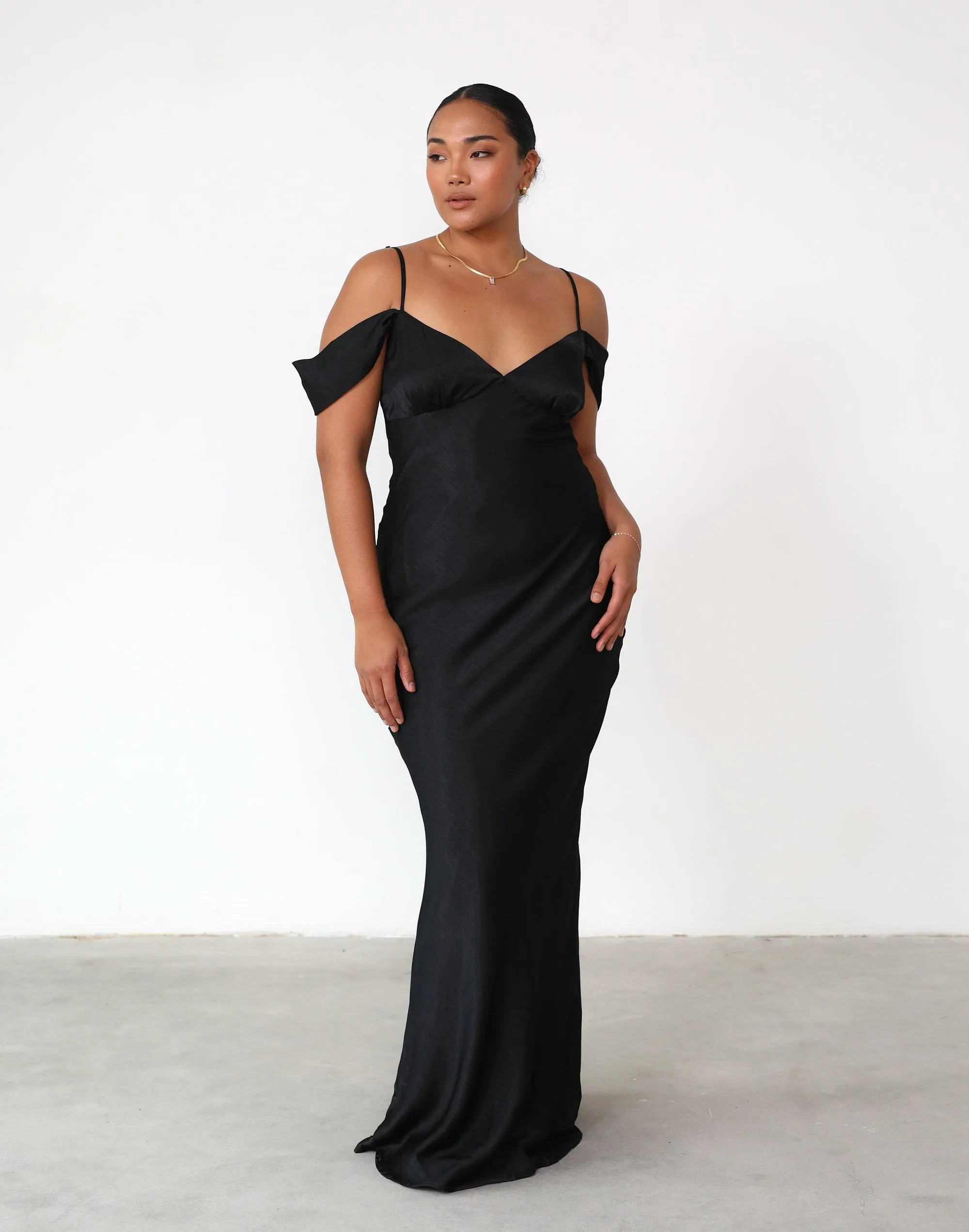 Lily Maxi Dress (Black) sold by Charcoal Clothing