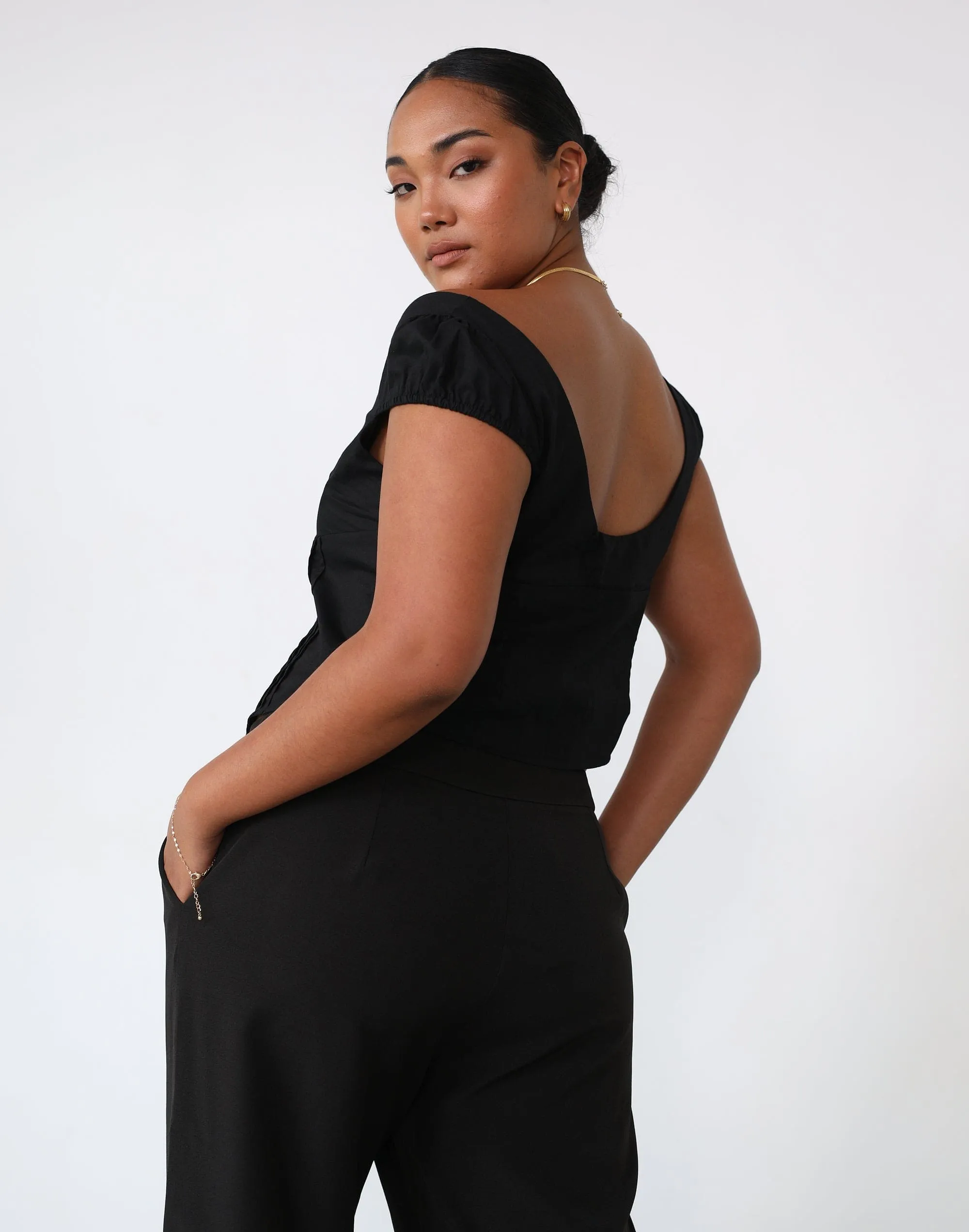 Faye Top (Black) sold by Charcoal Clothing product image thumbnail 4