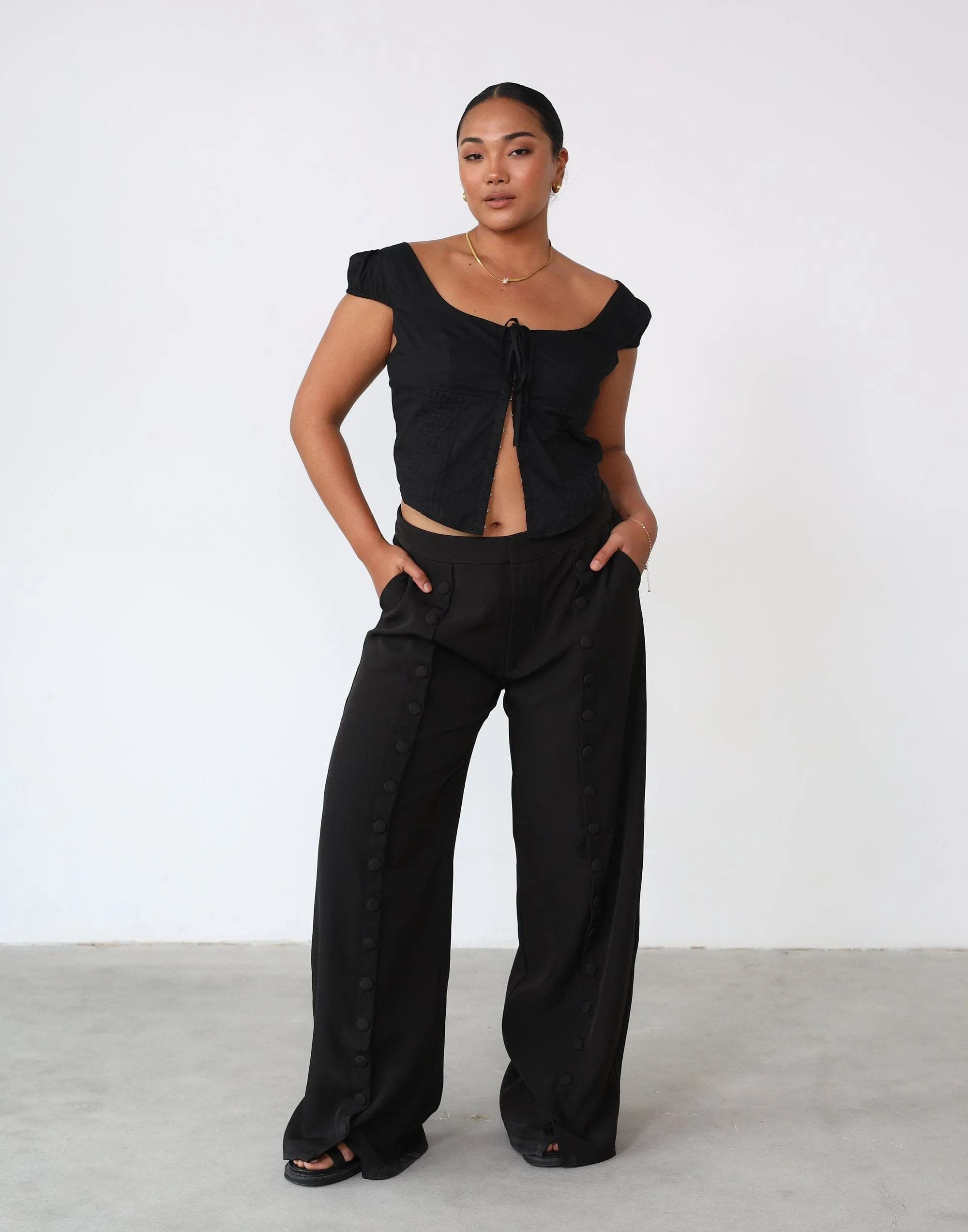 Faye Top (Black) sold by Charcoal Clothing product image thumbnail 2