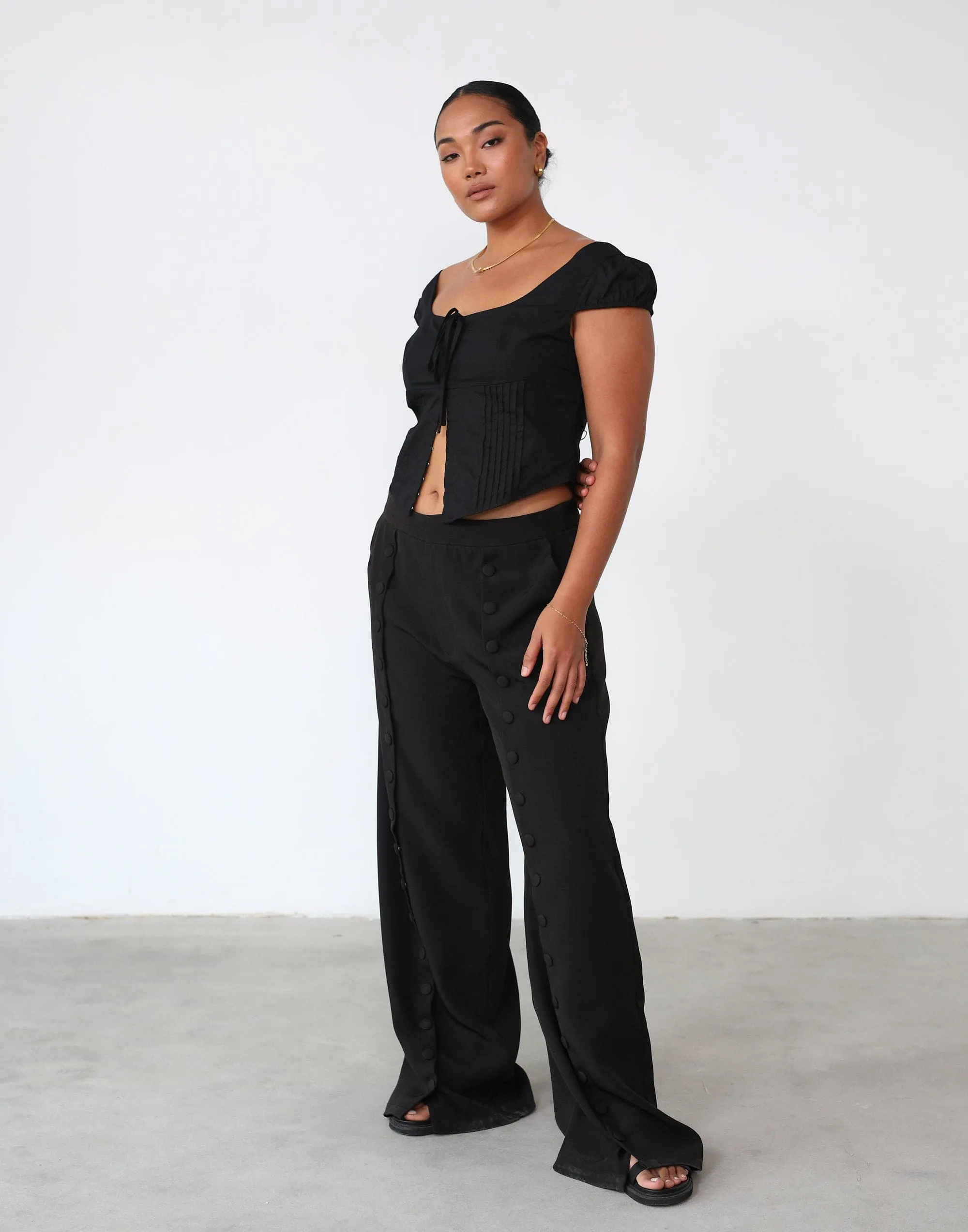 Faye Top (Black) sold by Charcoal Clothing product image thumbnail 3
