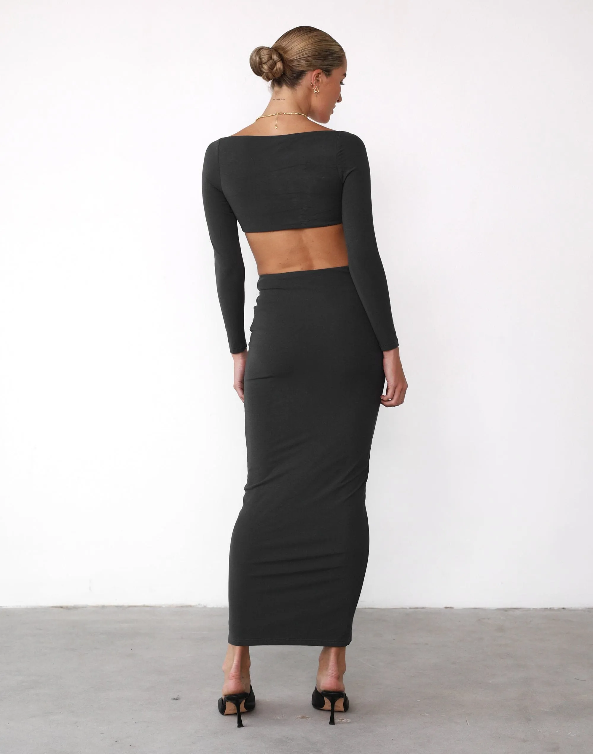 Broadway Crop Top (Charcoal) sold by Charcoal Clothing product image thumbnail 4