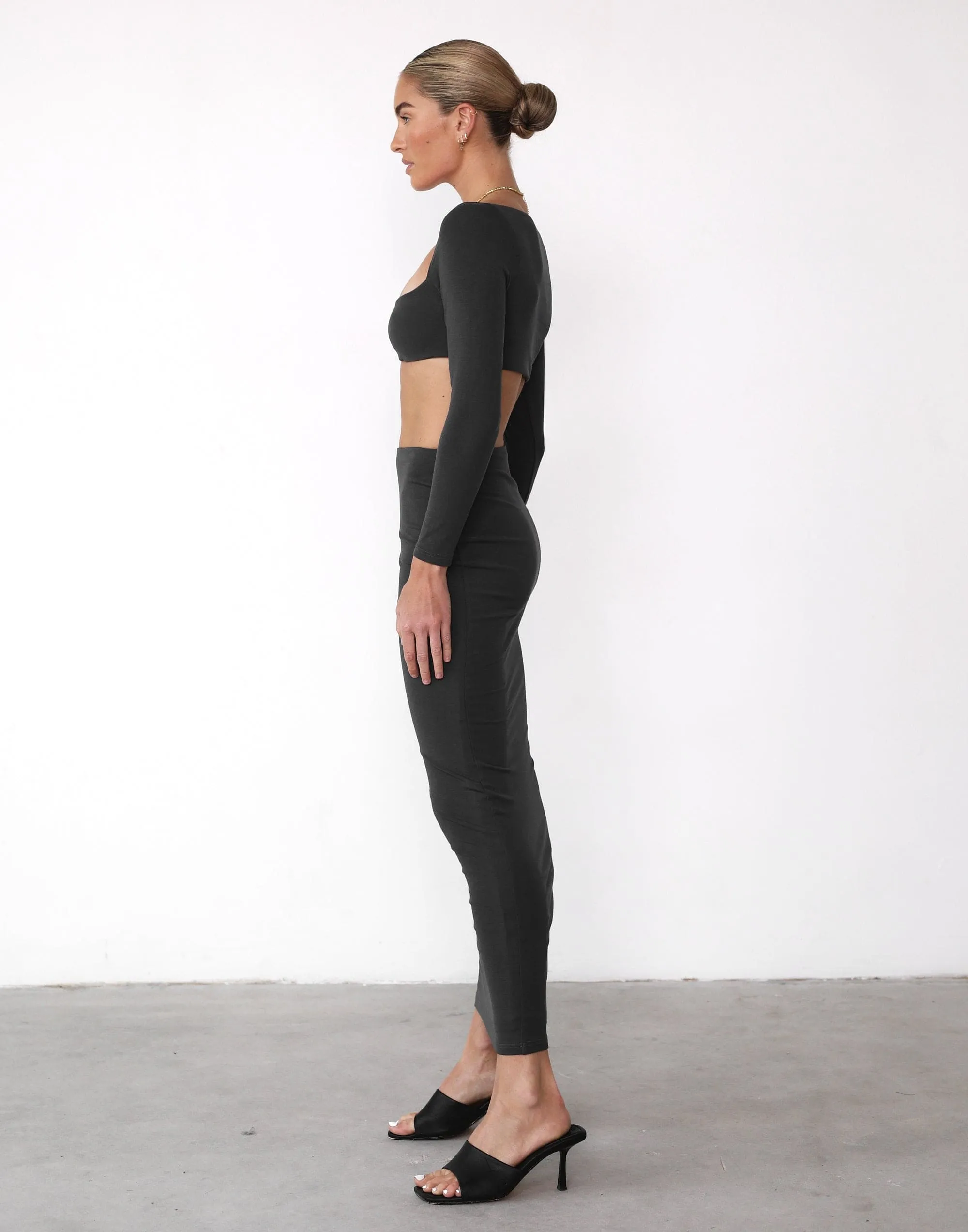 Broadway Crop Top (Charcoal) sold by Charcoal Clothing product image thumbnail 3