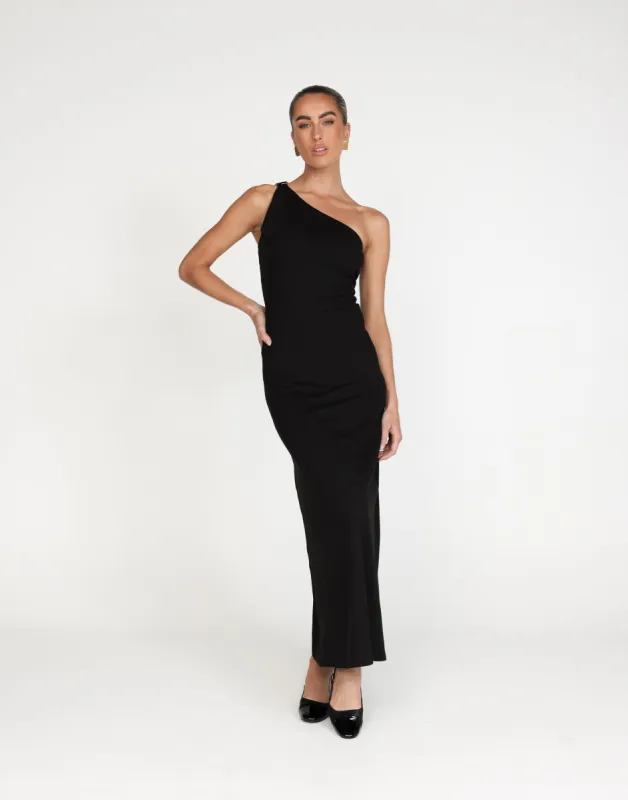 Zuelia Maxi Dress (Black) sold by Charcoal Clothing
