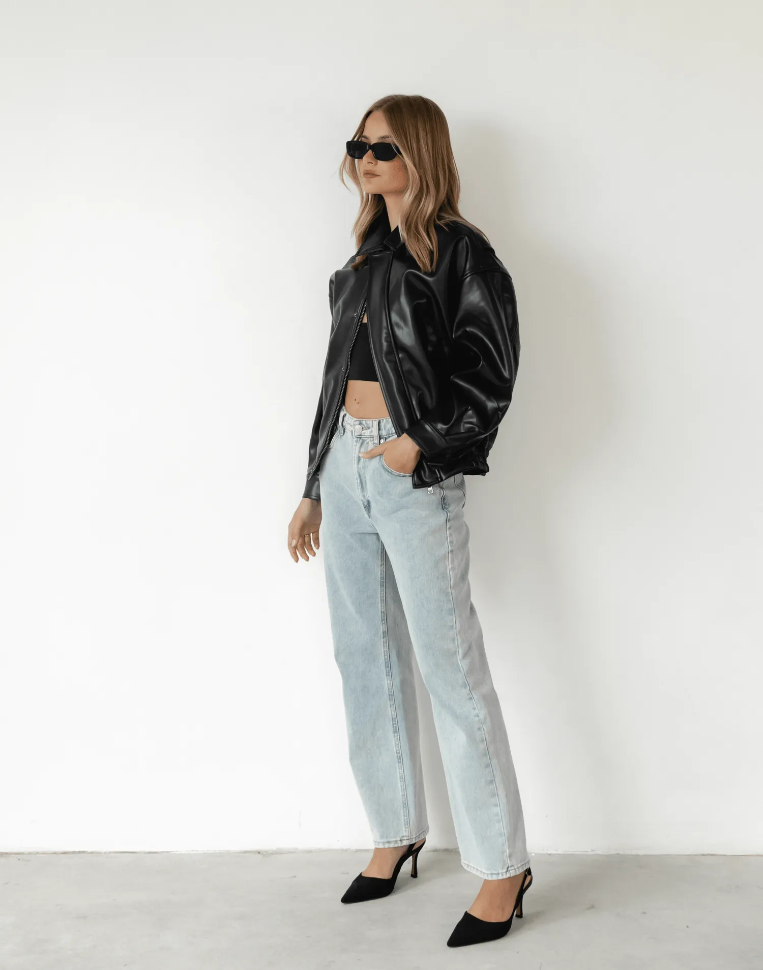 Kenny Bomber (Jet Black) -By Lioness sold by Charcoal Clothing product image thumbnail 3