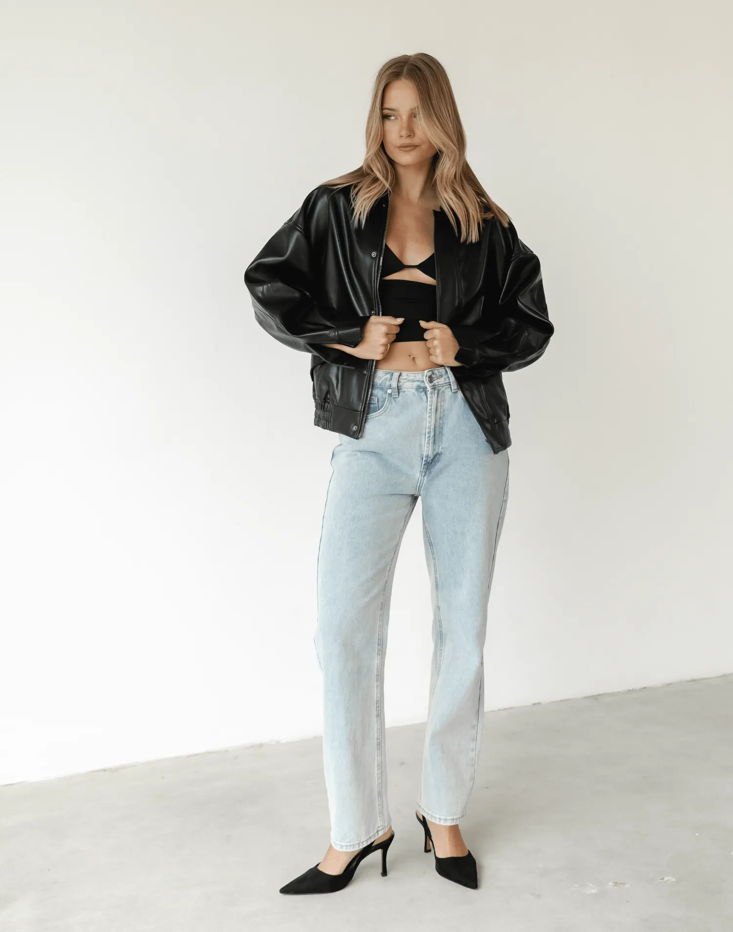 Kenny Bomber (Jet Black) -By Lioness sold by Charcoal Clothing product image thumbnail 5