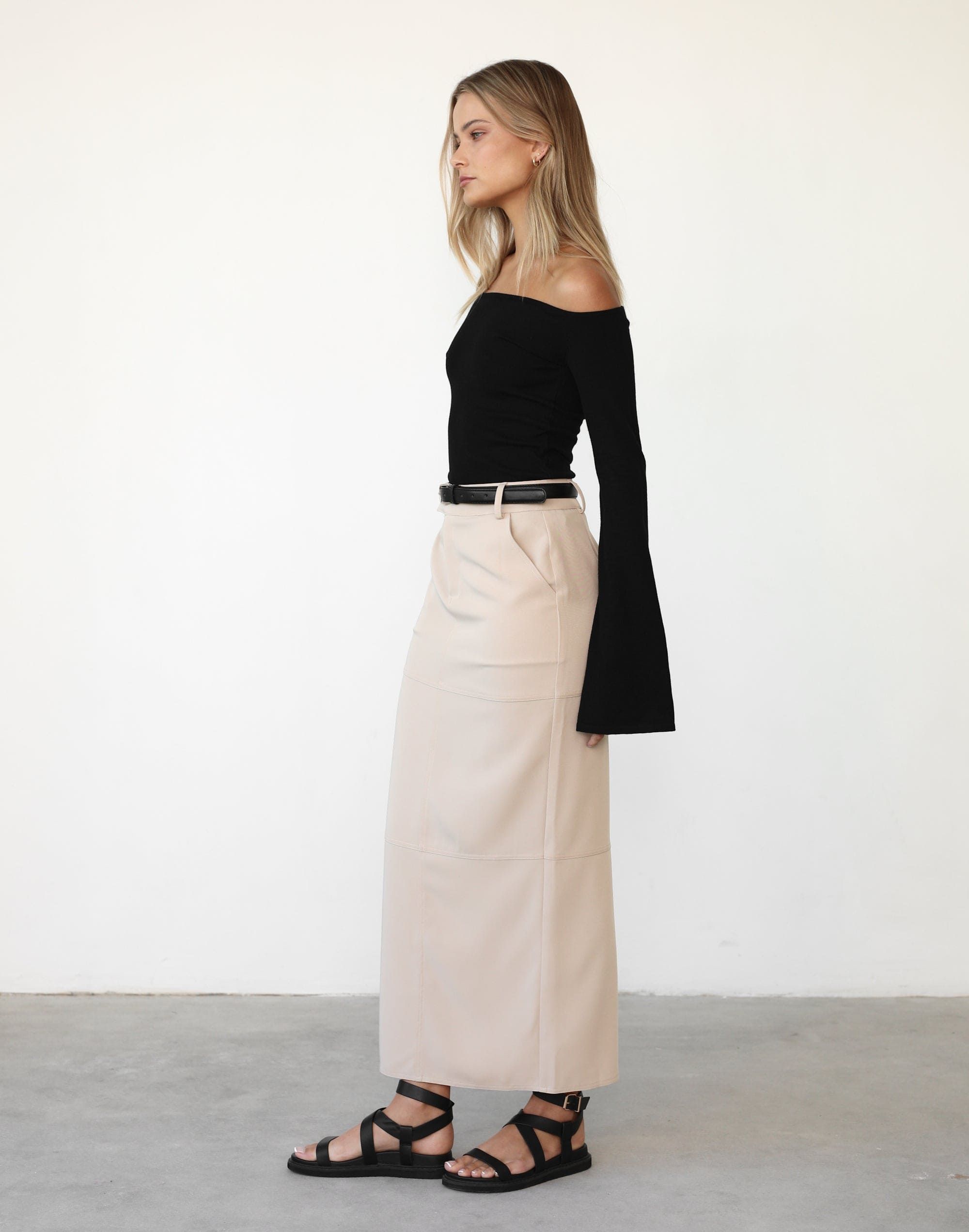 Luna Long Sleeve Knit Top (Black) sold by Charcoal Clothing product image thumbnail 3