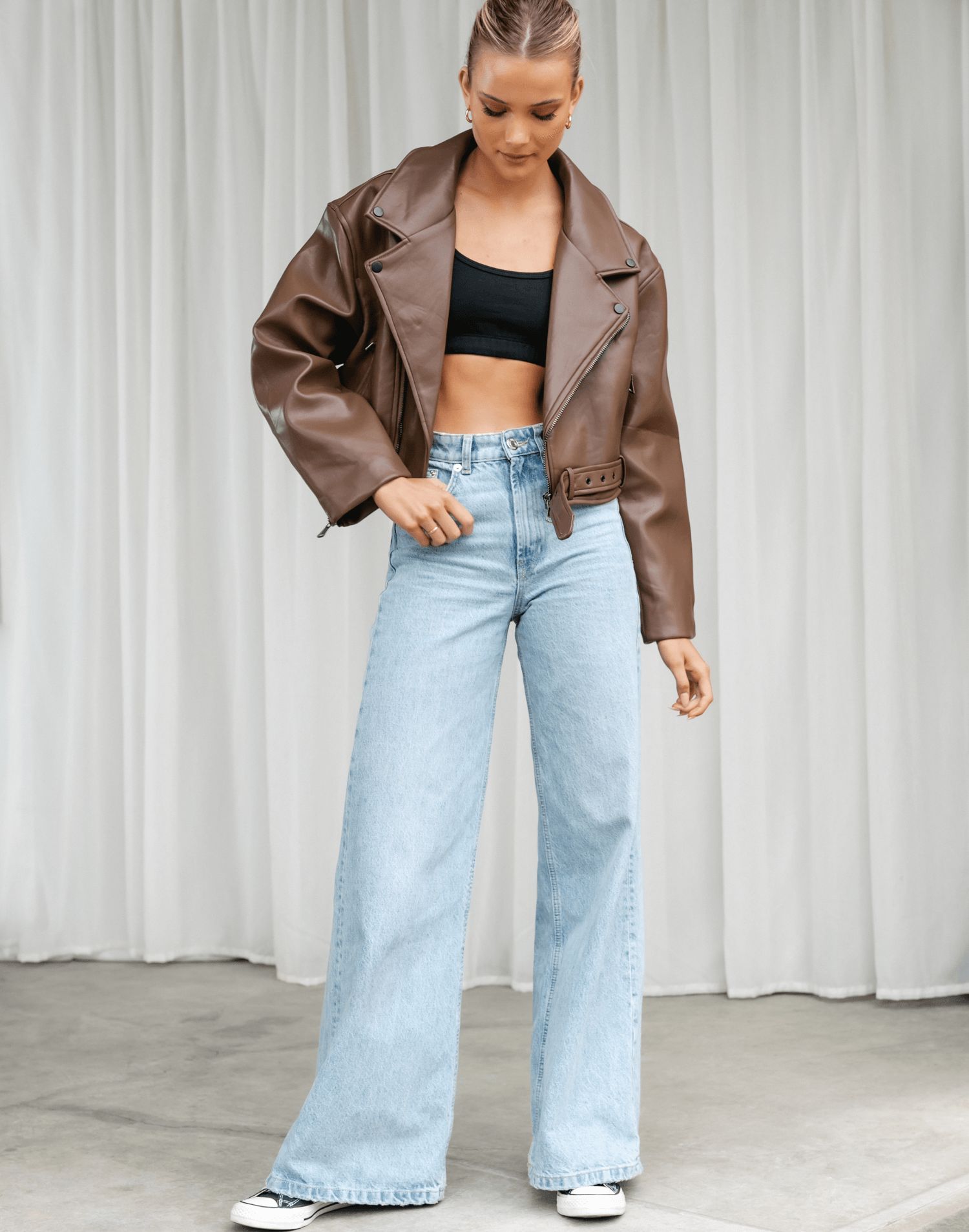 Staten Island Jacket (Brown) - By Lioness sold by Charcoal Clothing product image thumbnail 2