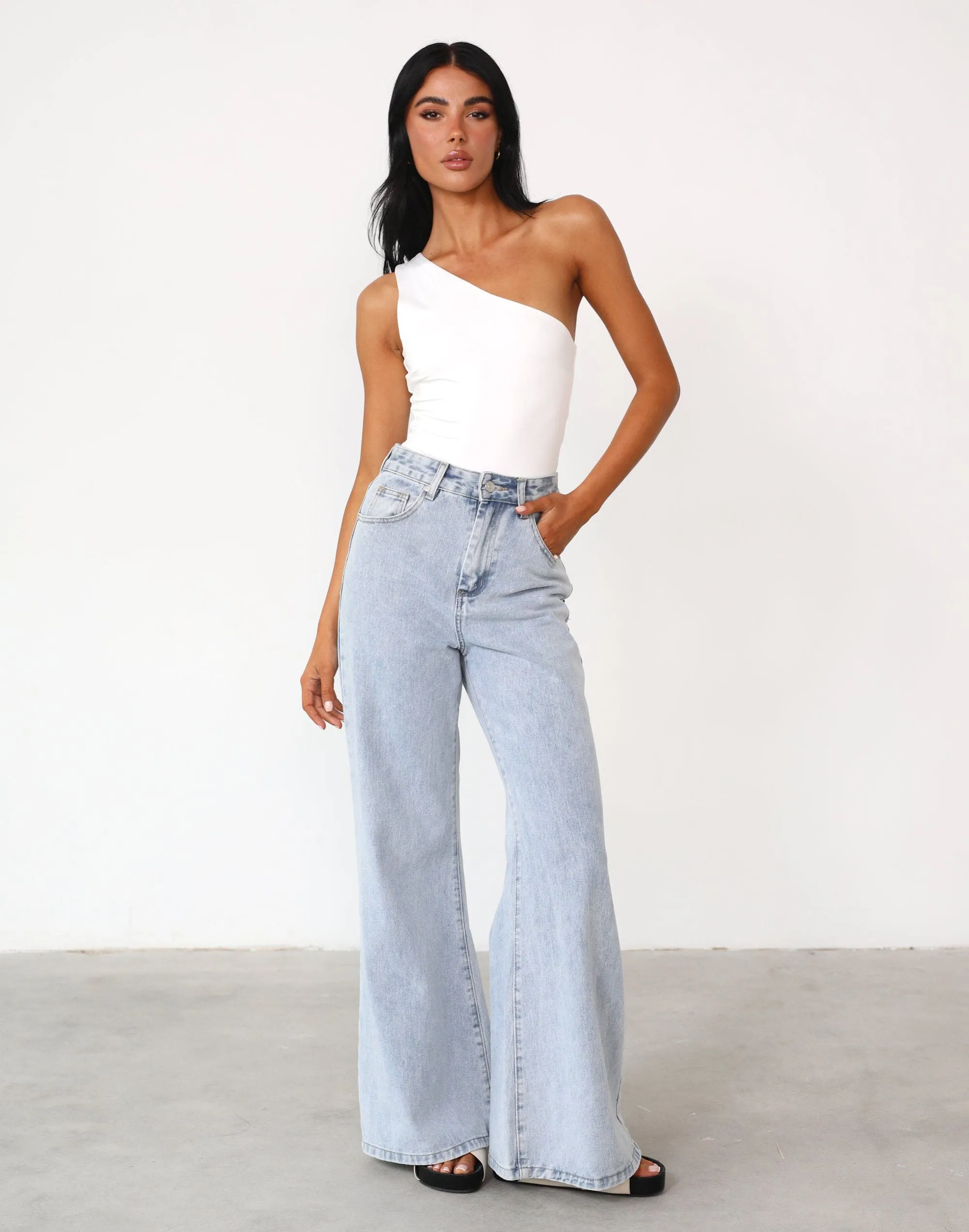 Lights Out Bodysuit (White) sold by Charcoal Clothing product image thumbnail 2