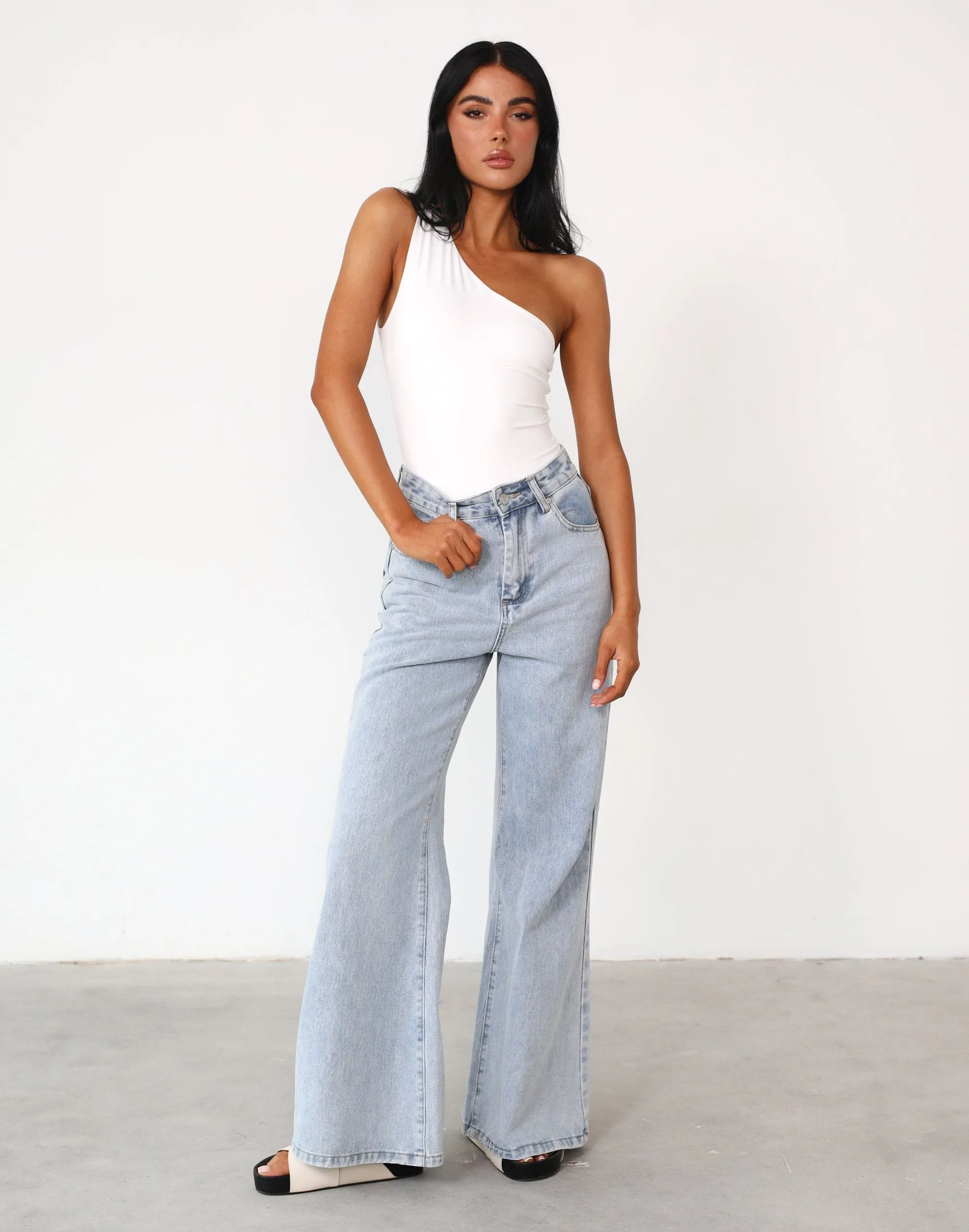 Lights Out Bodysuit (White) sold by Charcoal Clothing product image thumbnail 5