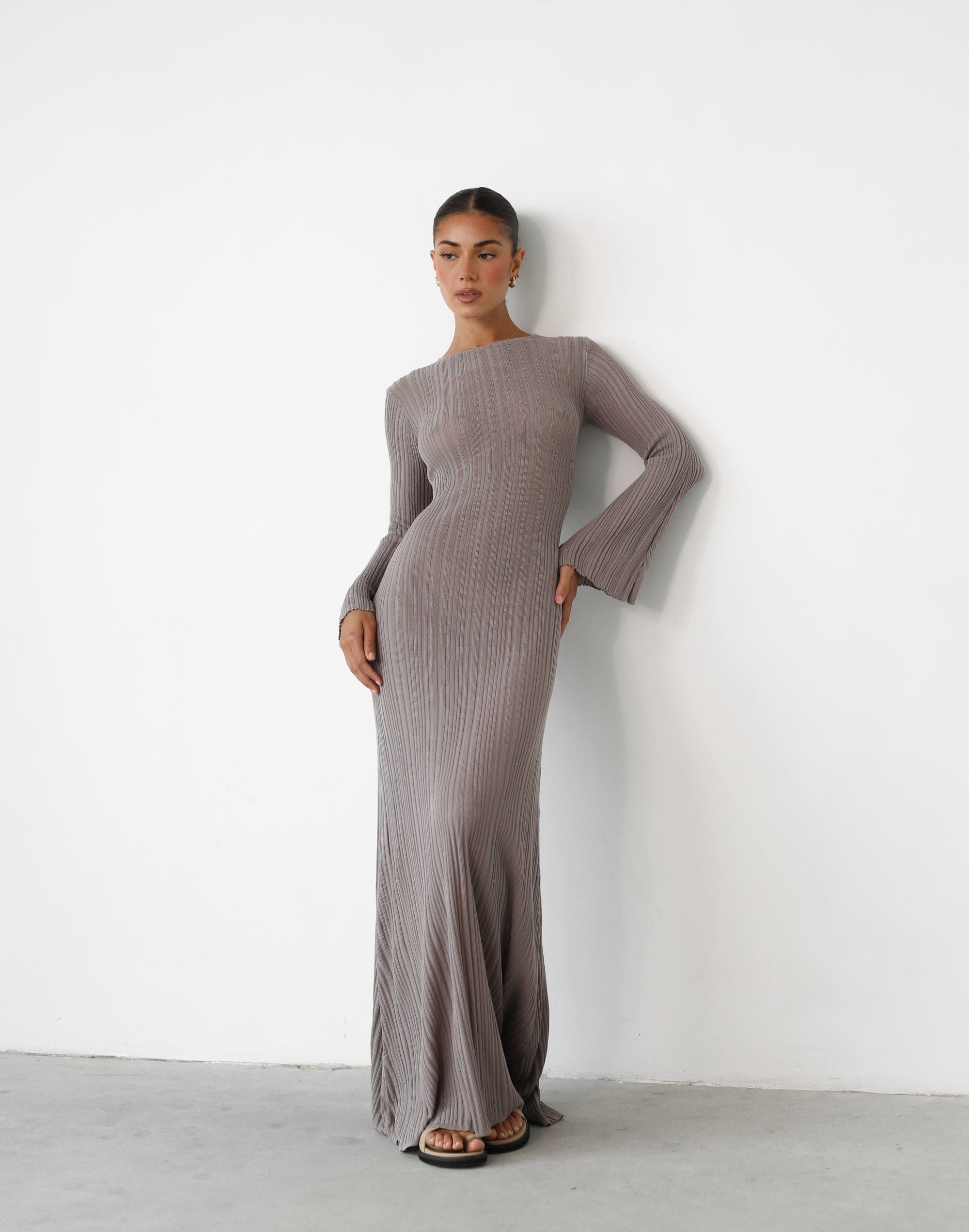 Harmonia Maxi Dress (Grey) sold by Charcoal Clothing product image thumbnail 5