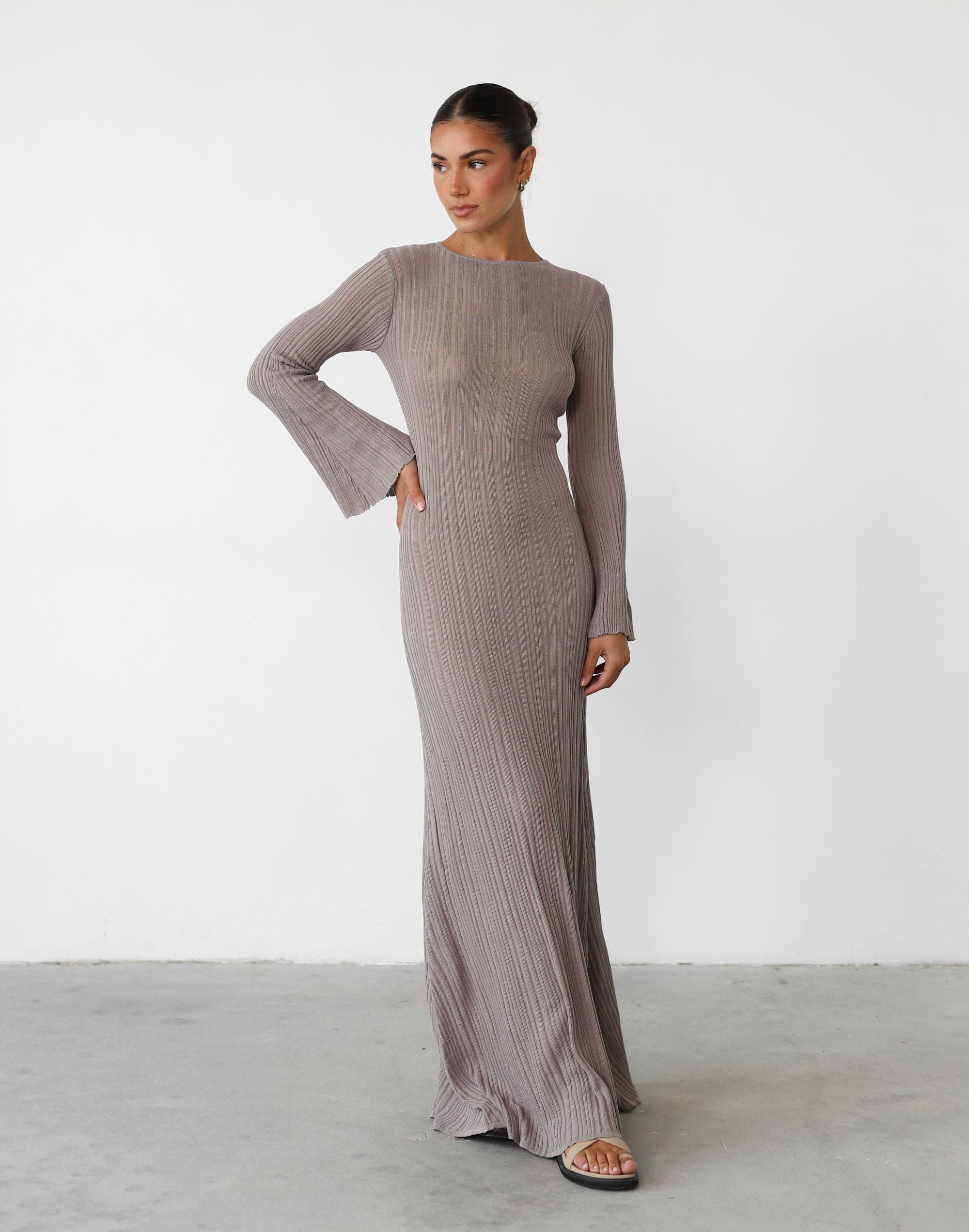 Harmonia Maxi Dress (Grey) sold by Charcoal Clothing product image thumbnail 4