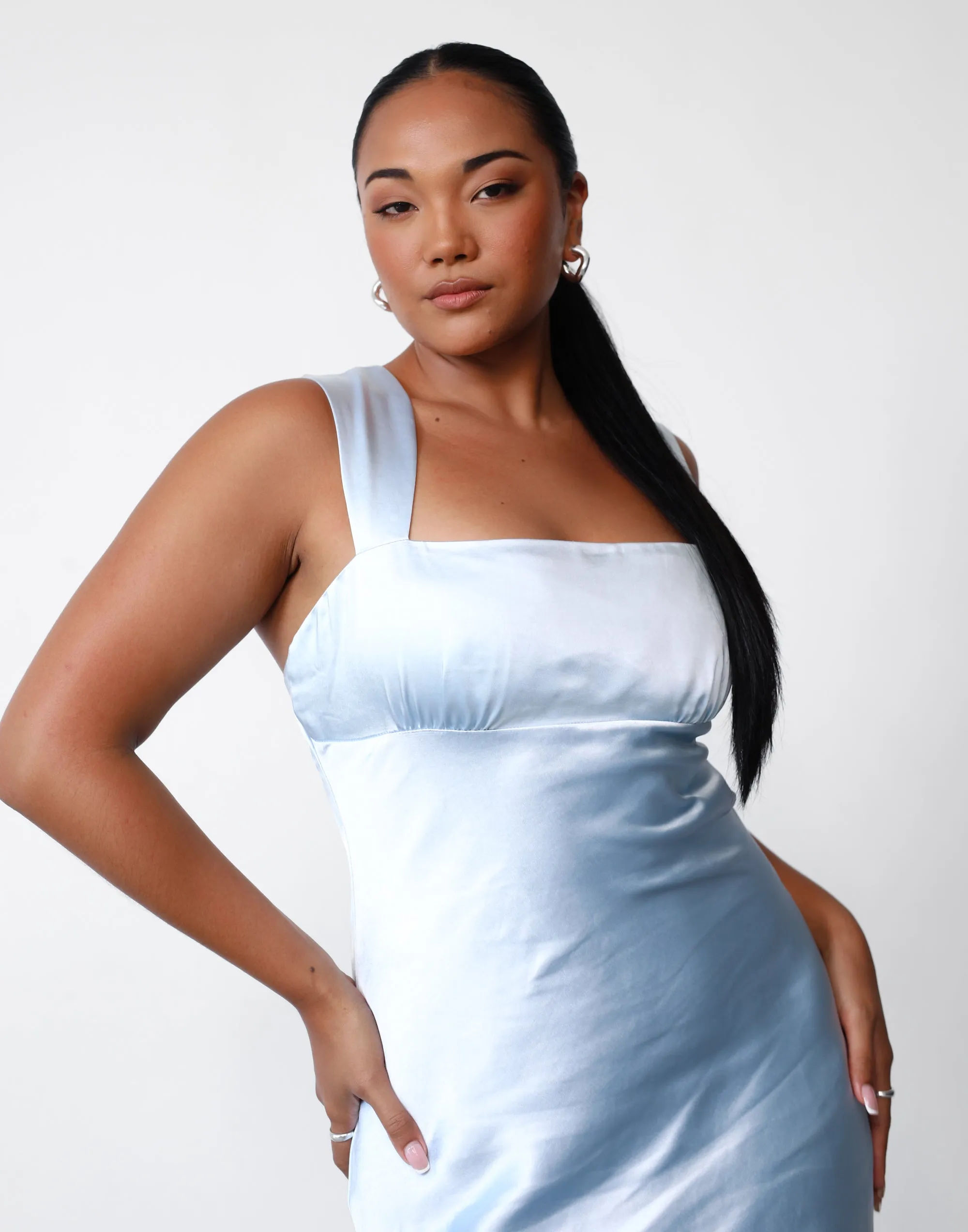 Mimosa Mini Dress (Ice Blue) sold by Charcoal Clothing product image thumbnail 4