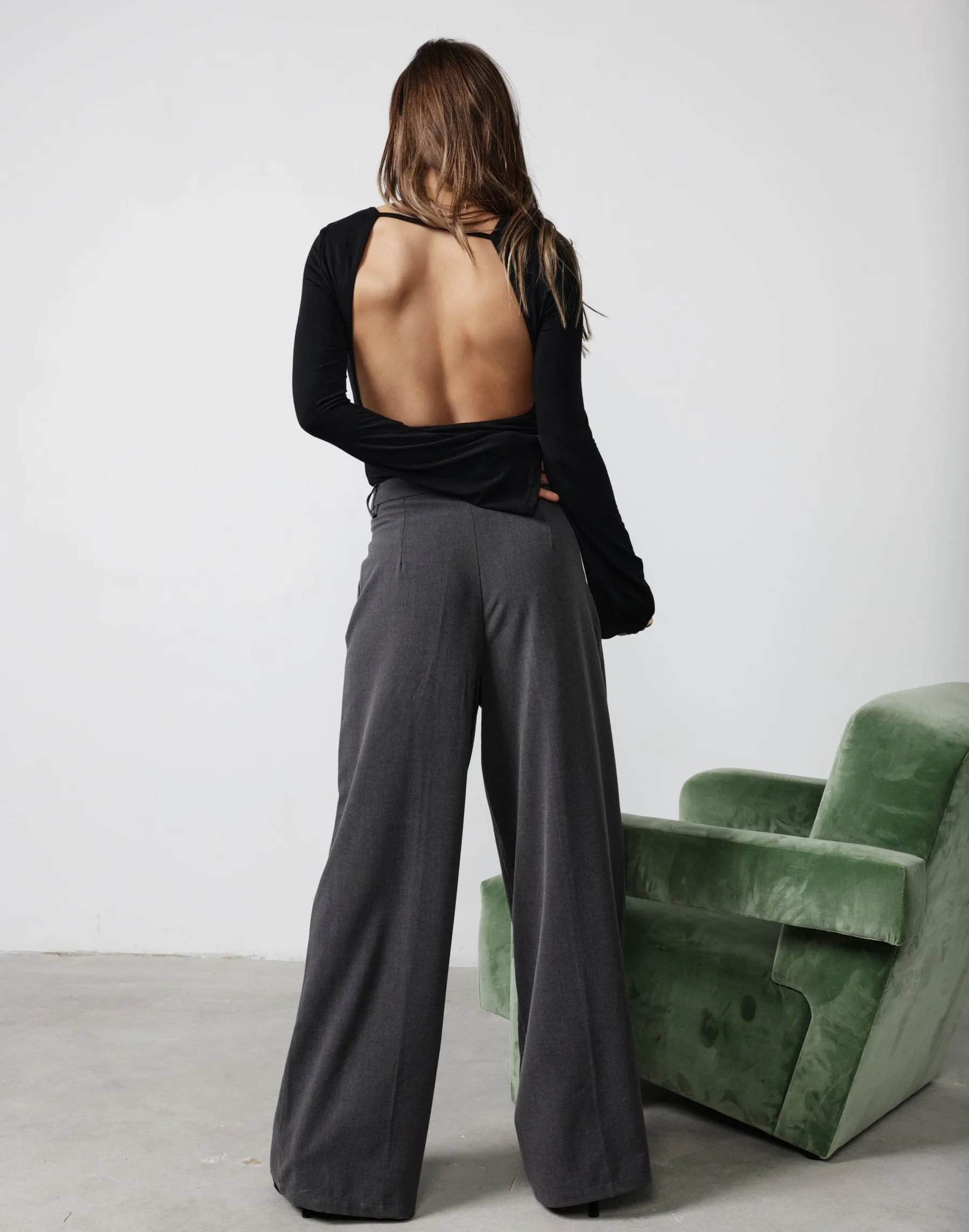 Harper Pants (Grey) sold by Charcoal Clothing