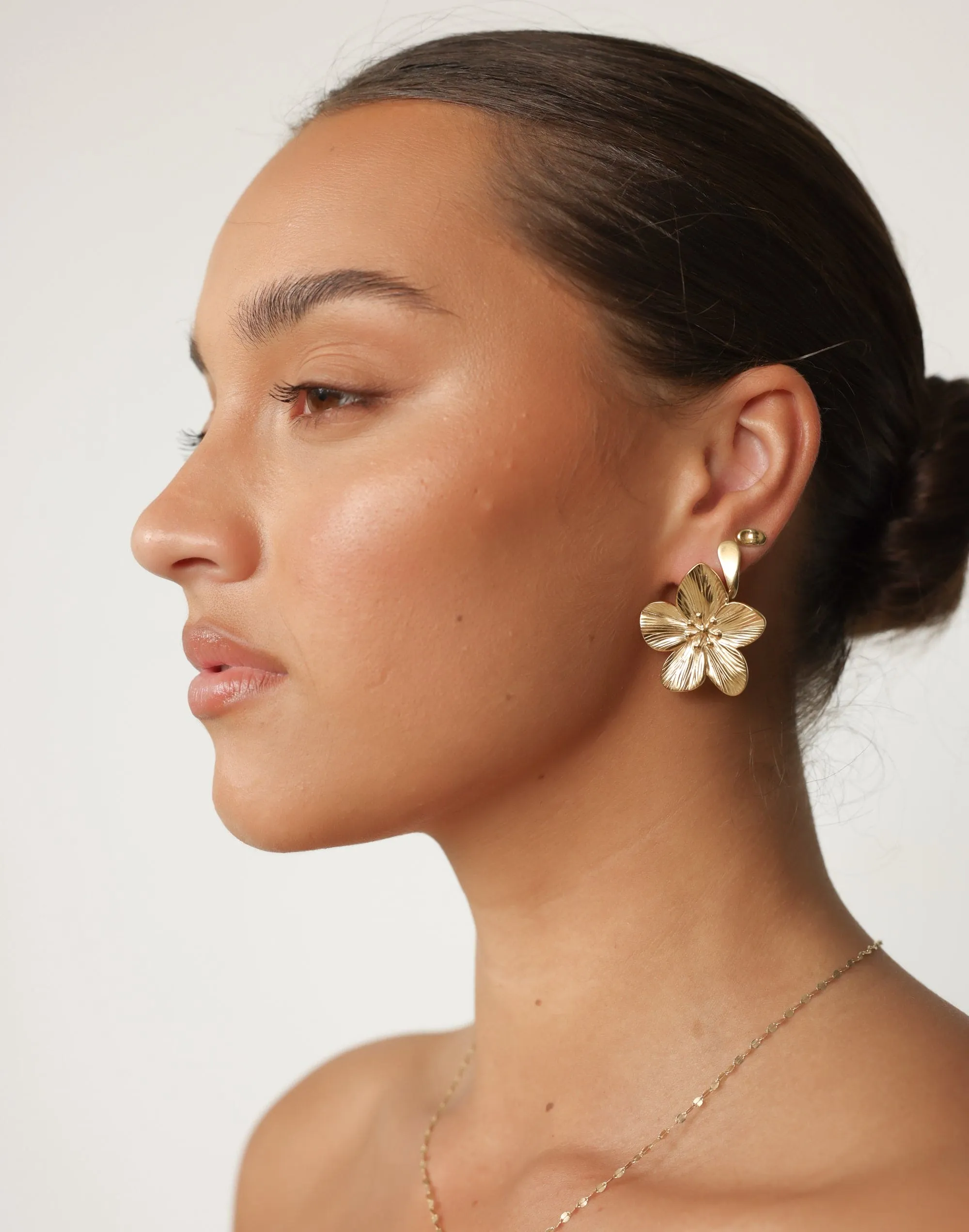 Hana Earrings (Gold) sold by Charcoal Clothing