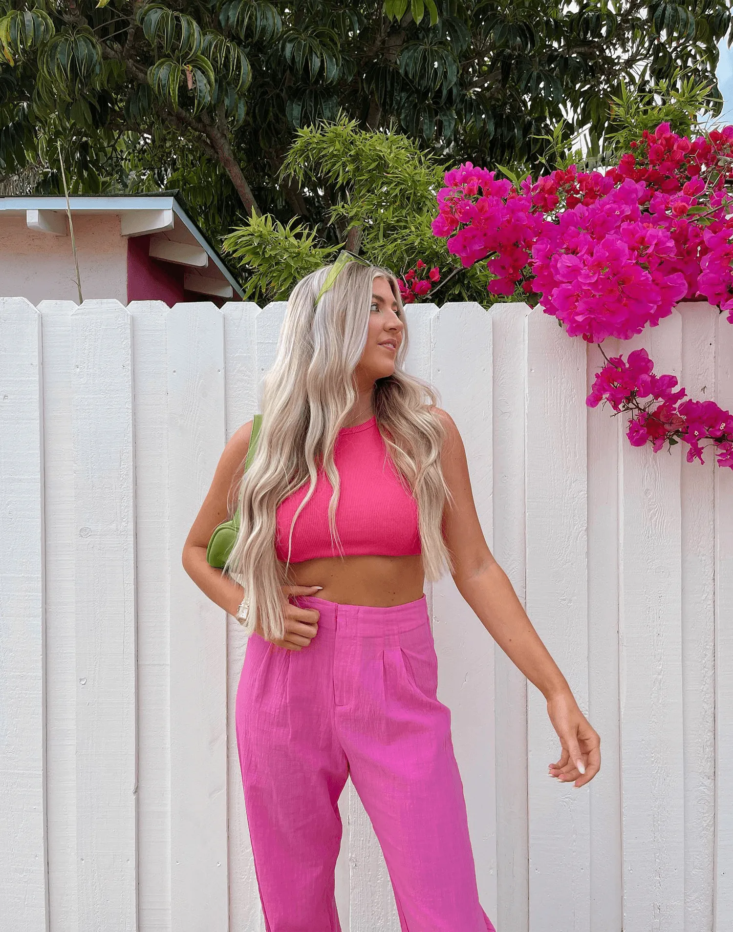 Emerie Tank Top (Hot Pink) sold by Charcoal Clothing product image thumbnail 2