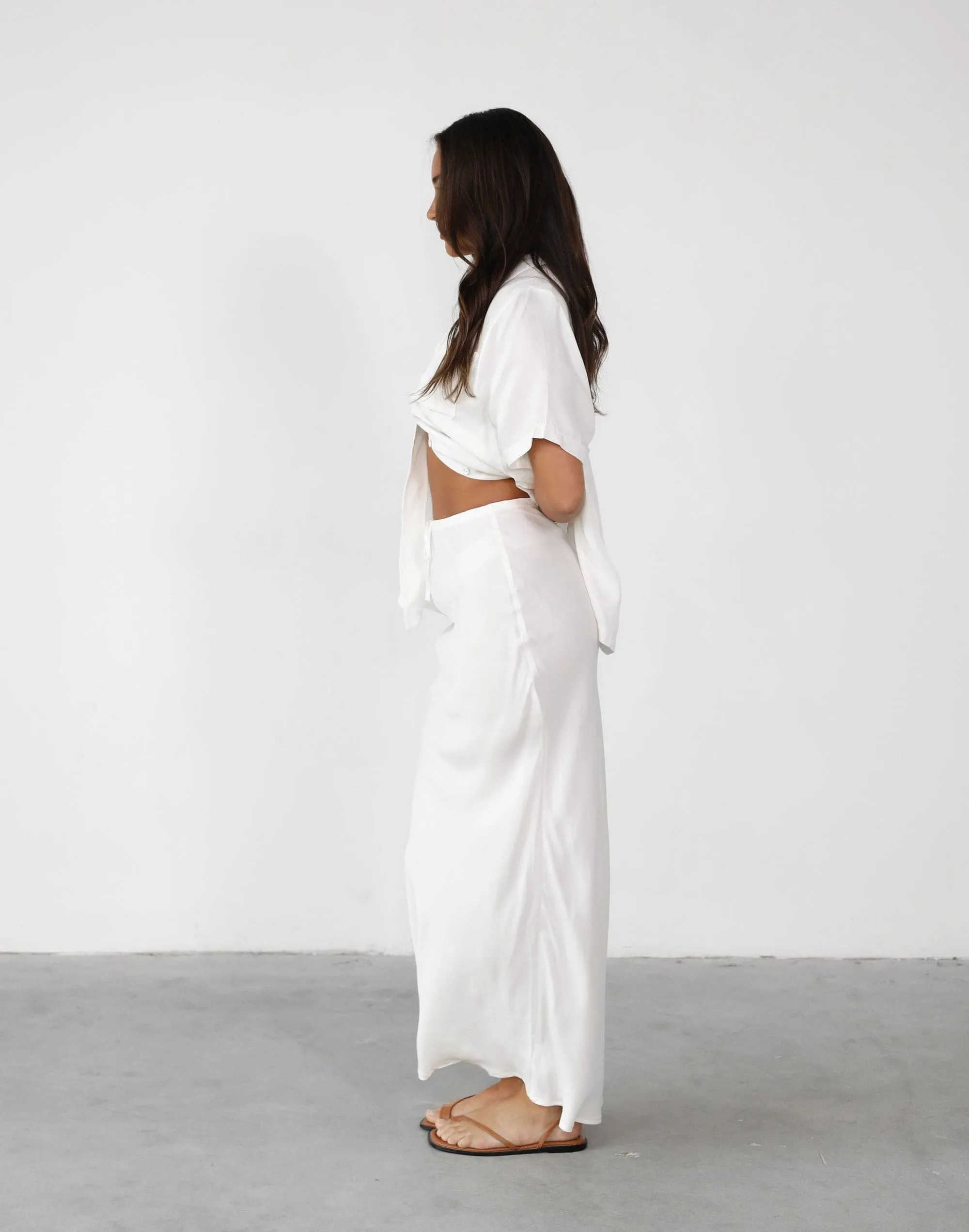 Minni Maxi Skirt (White) sold by Charcoal Clothing product image thumbnail 3