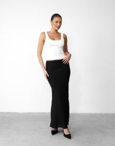 Isla Maxi Skirt (Black) sold by Charcoal Clothing