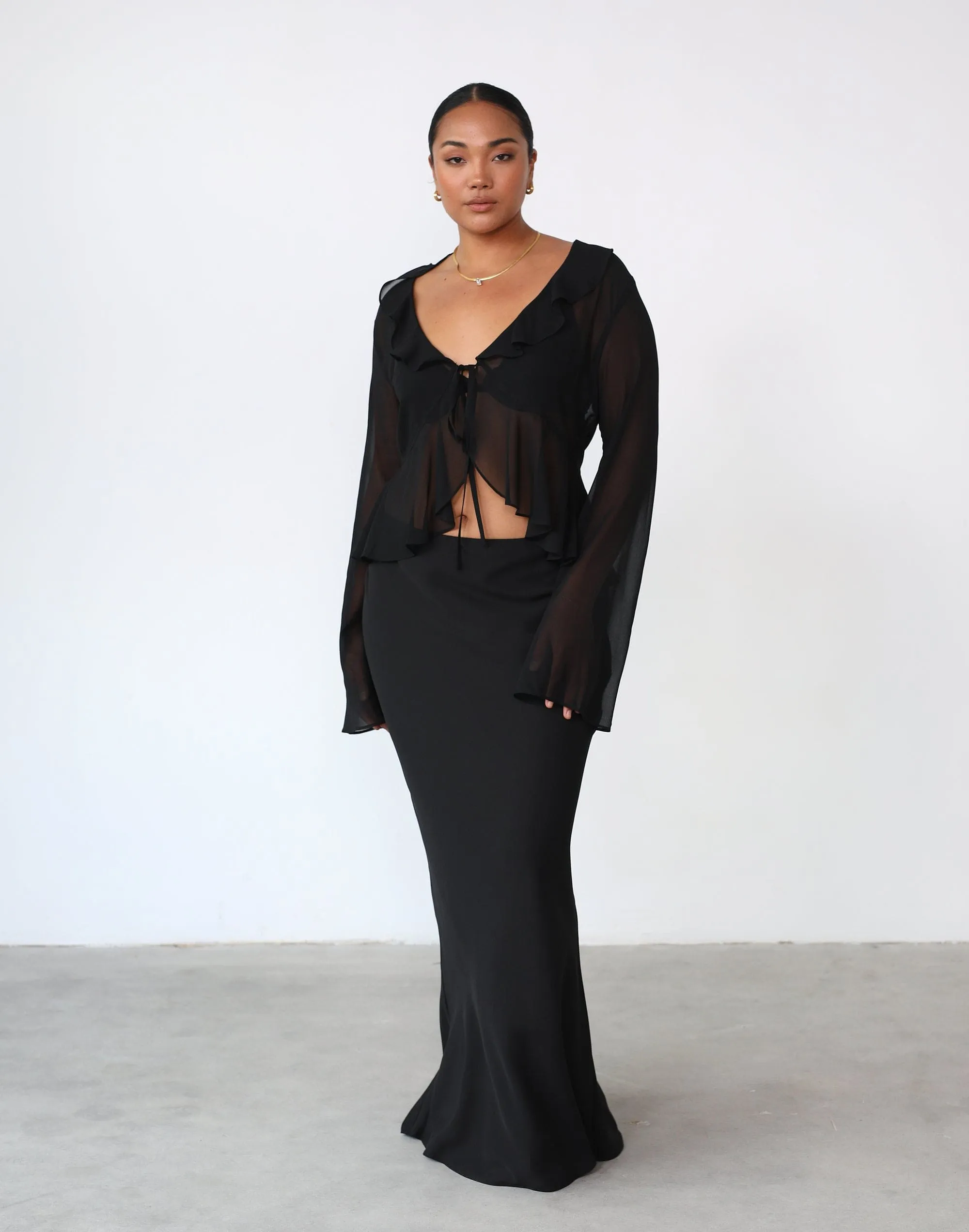 Isla Maxi Skirt (Black) sold by Charcoal Clothing product image thumbnail 2