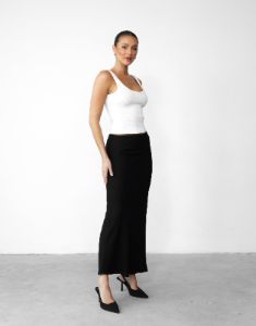 Isla Maxi Skirt (Black) sold by Charcoal Clothing