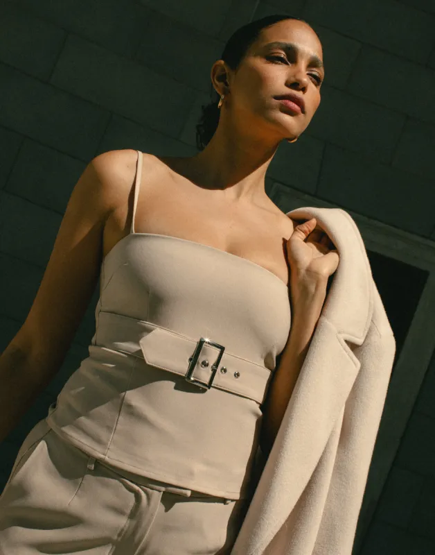 Terese Top (Ecru) sold by Charcoal Clothing