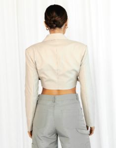 Anja Crop Top (Camel) - By Lioness sold by Charcoal Clothing